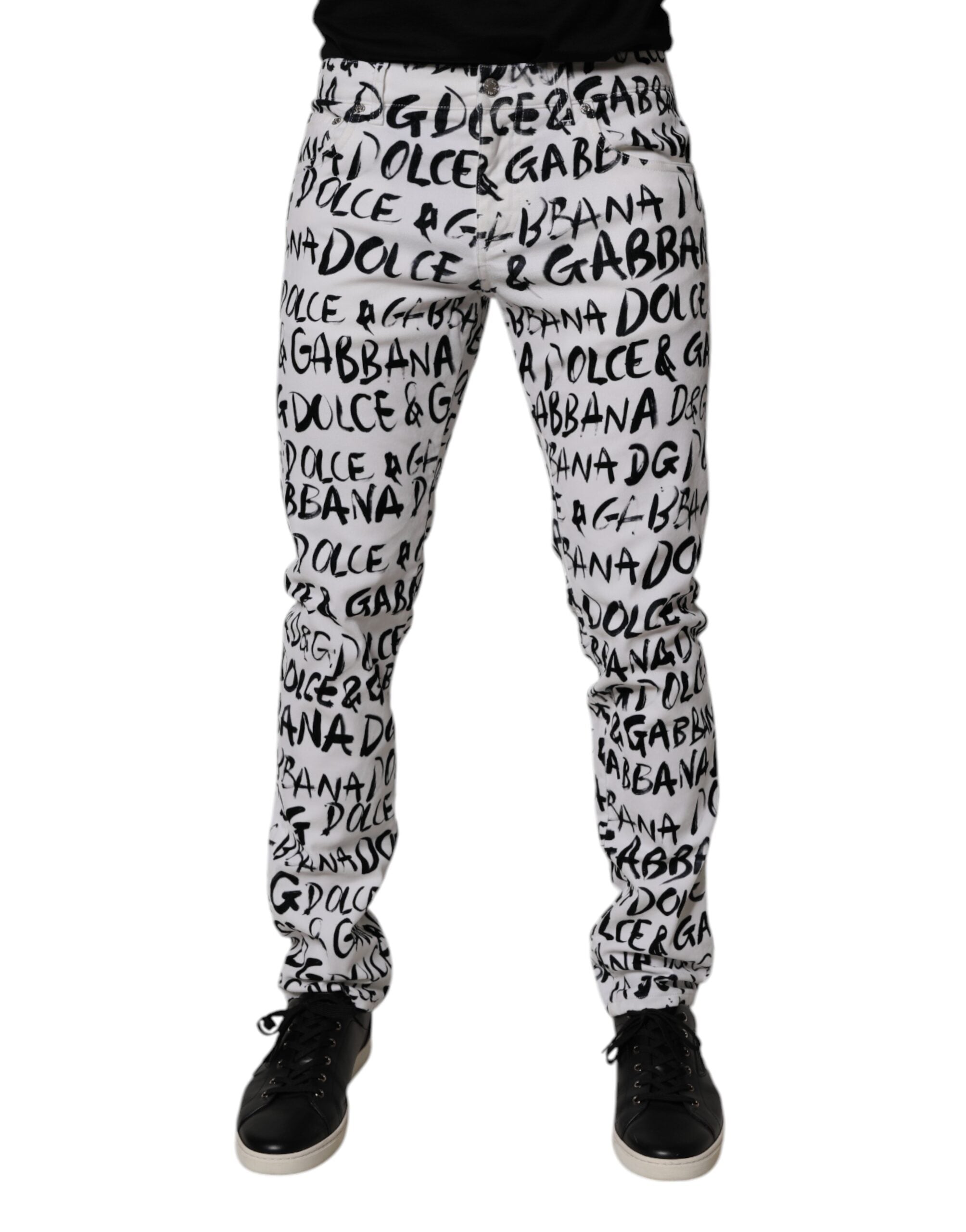 Dolce & Gabbana 100% Cotton jeans in white