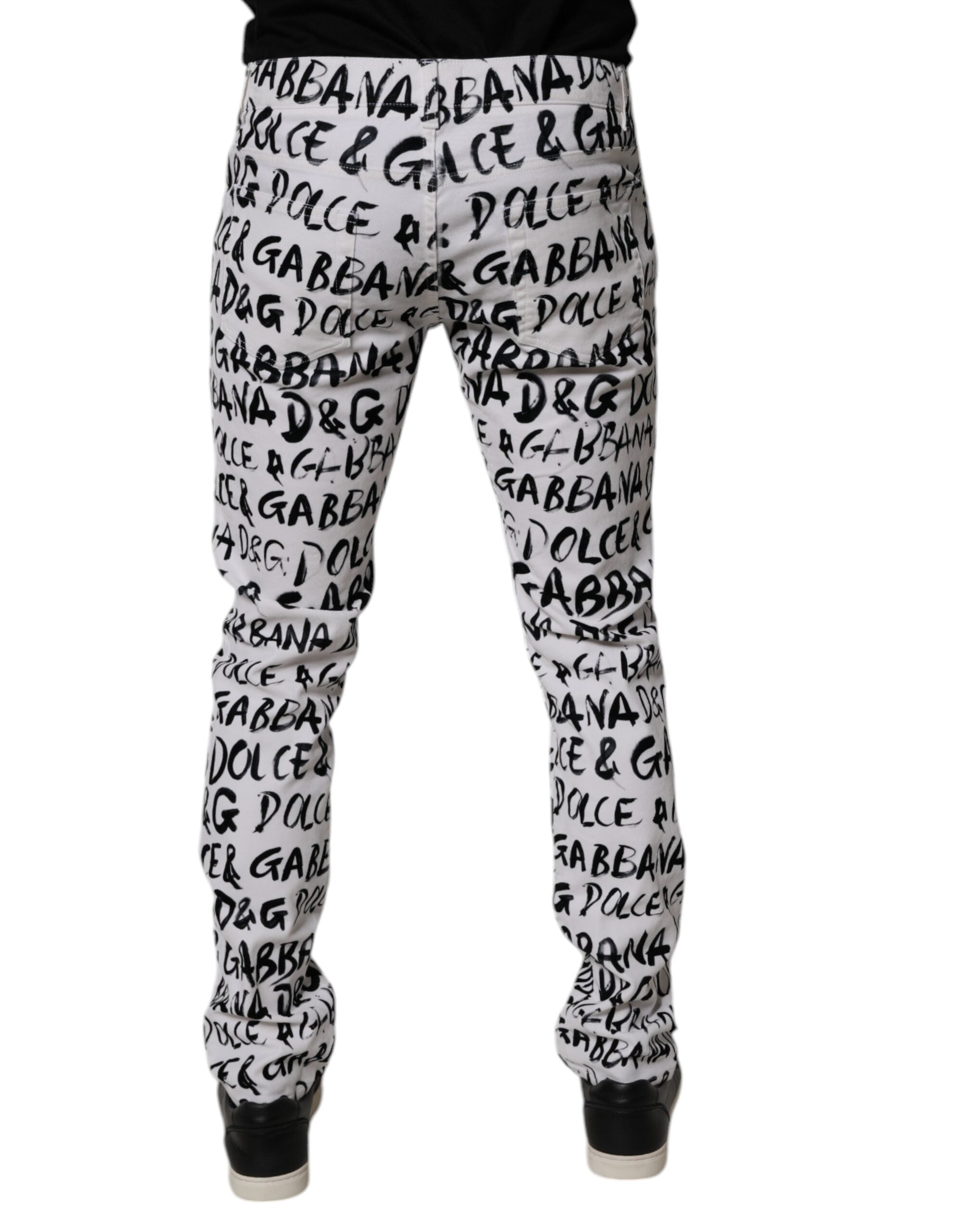 Dolce & Gabbana 100% Cotton jeans in white — view 4