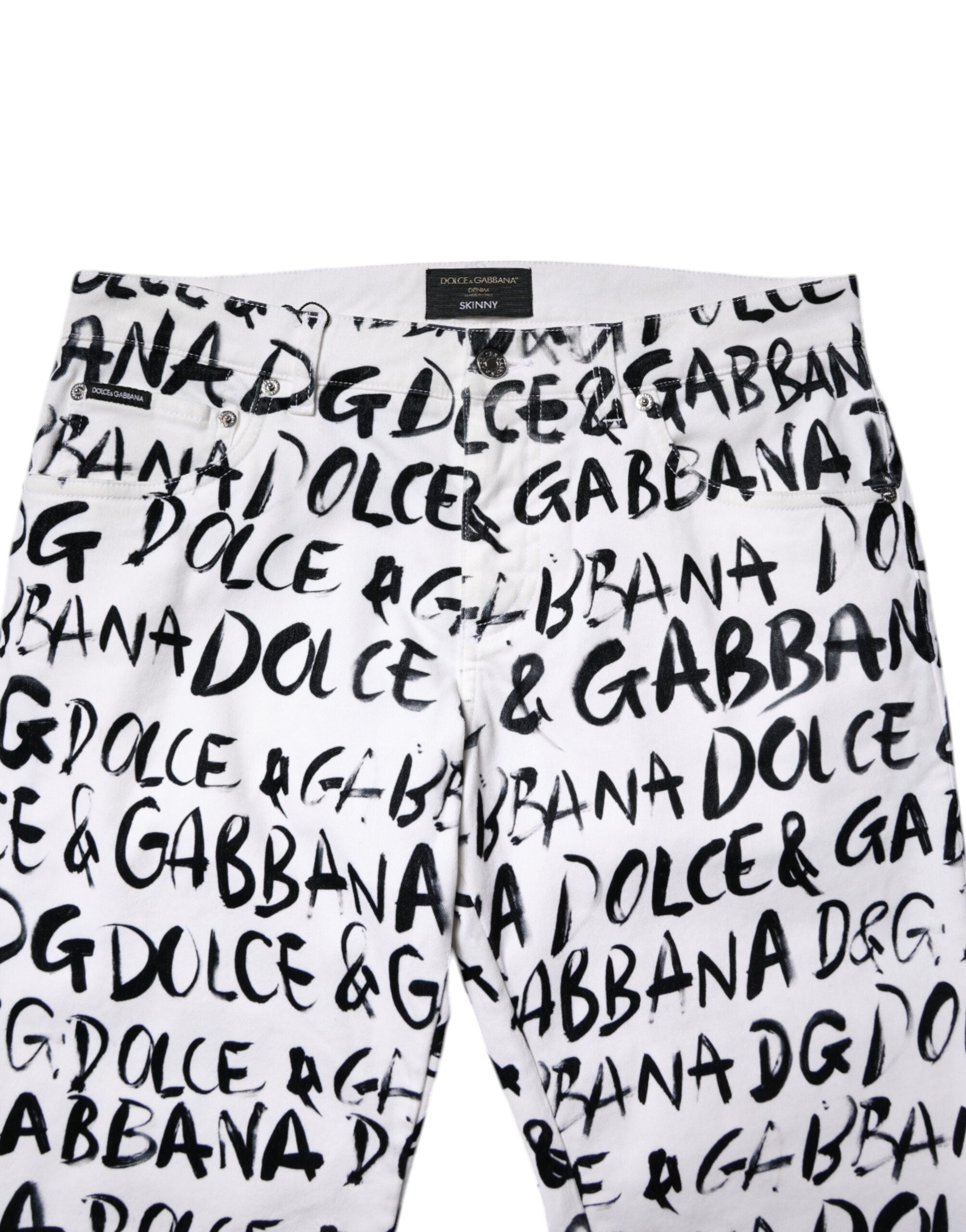Dolce & Gabbana 100% Cotton jeans in white — view 5