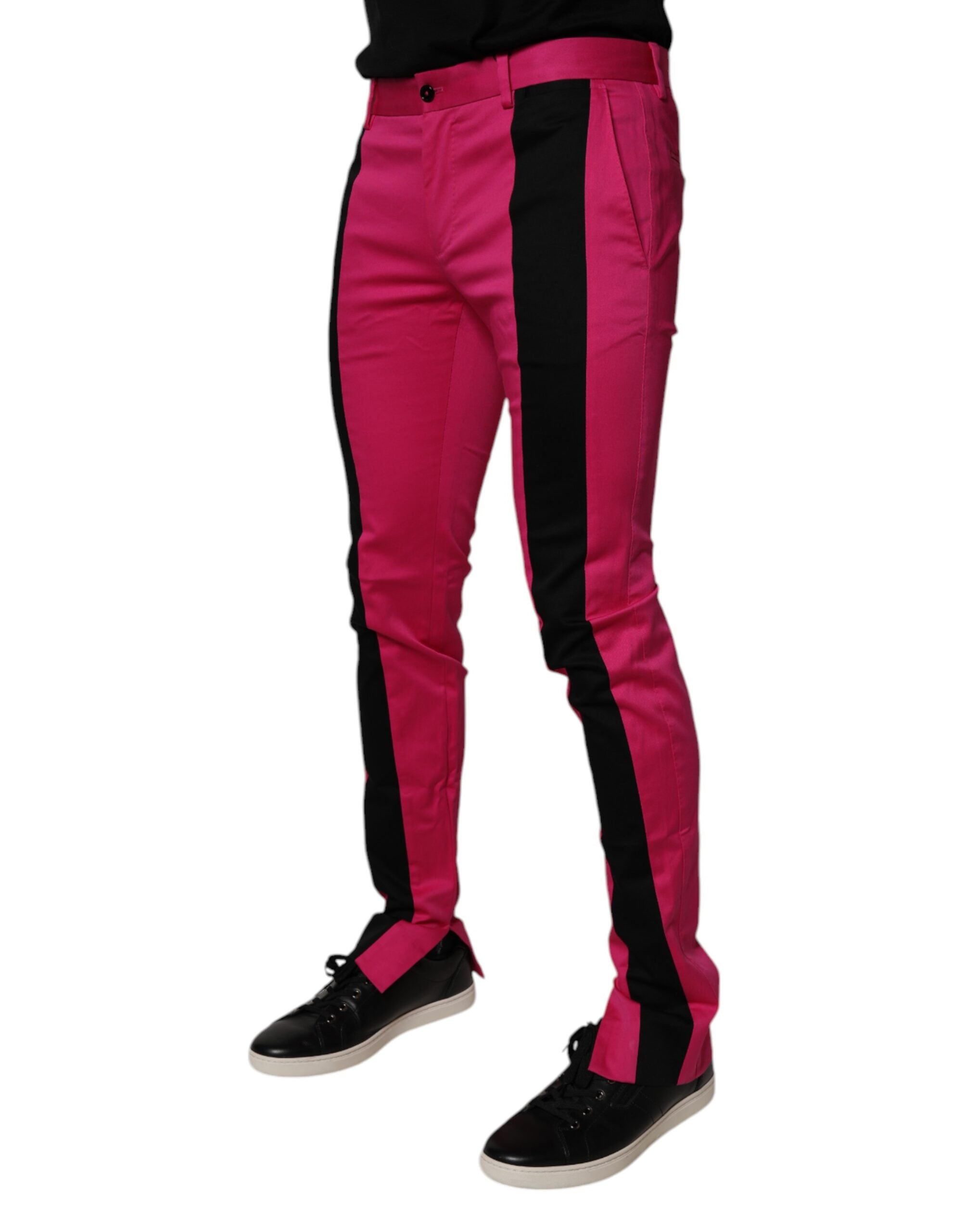 Dolce & Gabbana 98% Cotton 2% Elastane trousers in pink — view 3