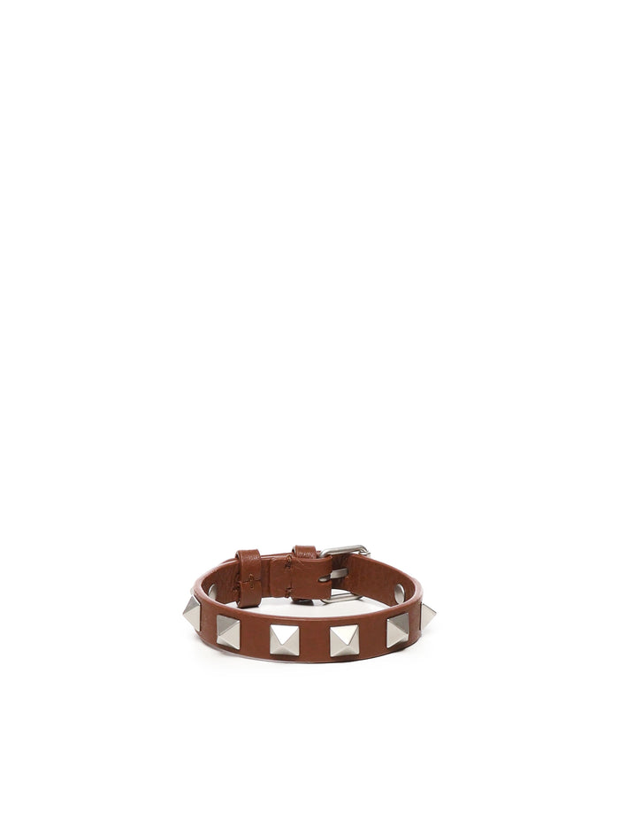 Valentino Garavani Bijoux Brown Calfskin