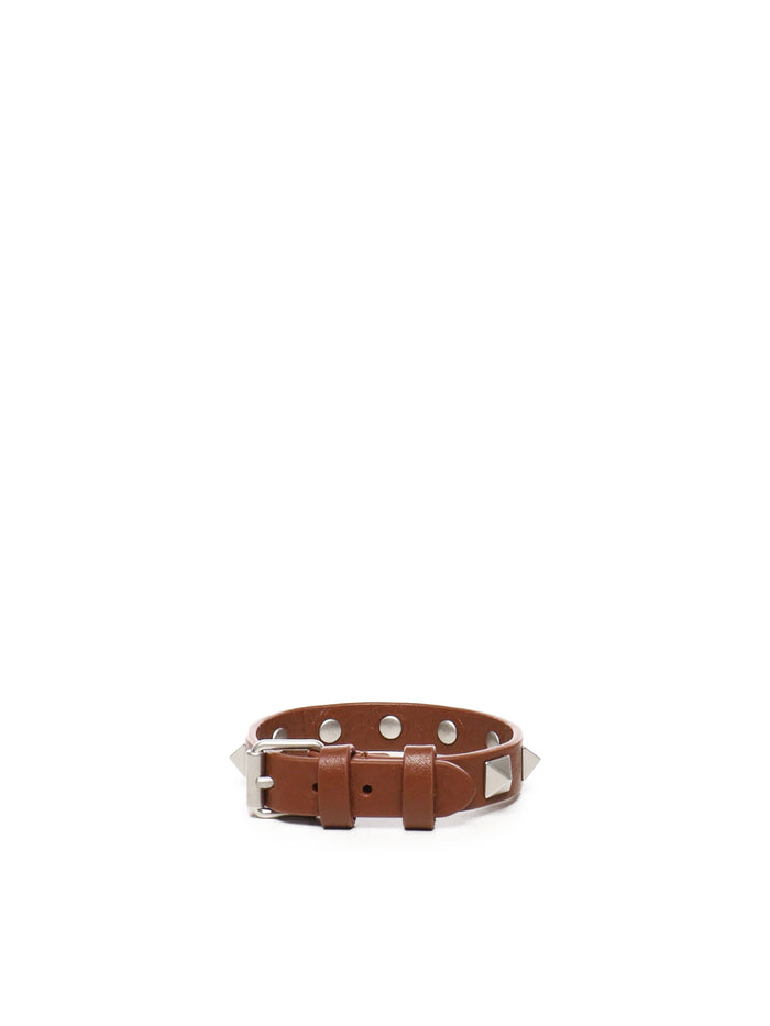 Valentino Garavani Bijoux Brown Calfskin
