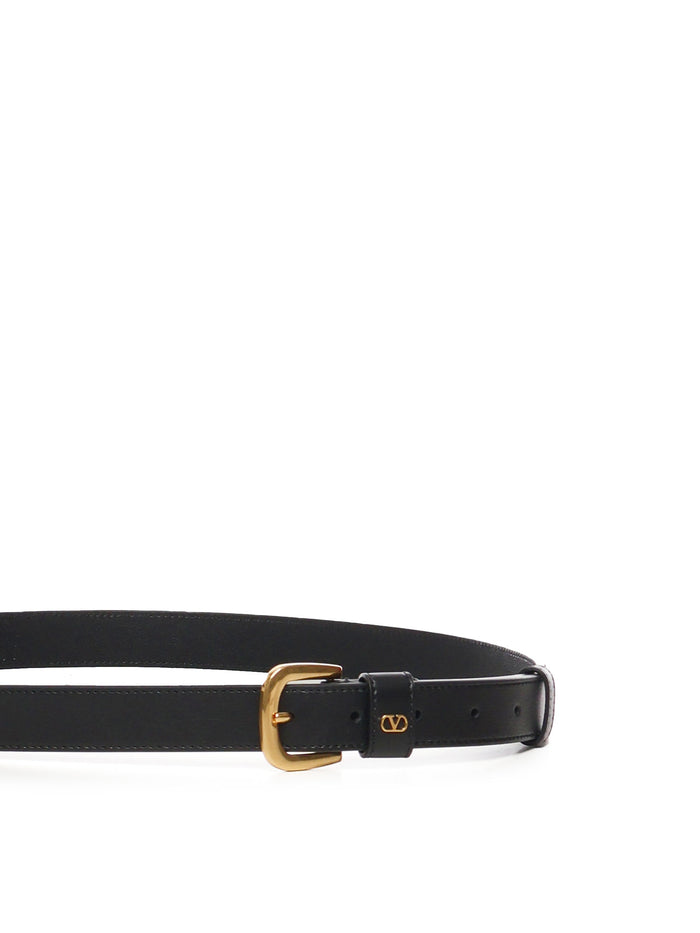 Valentino Garavani Belts Black Calfskin
