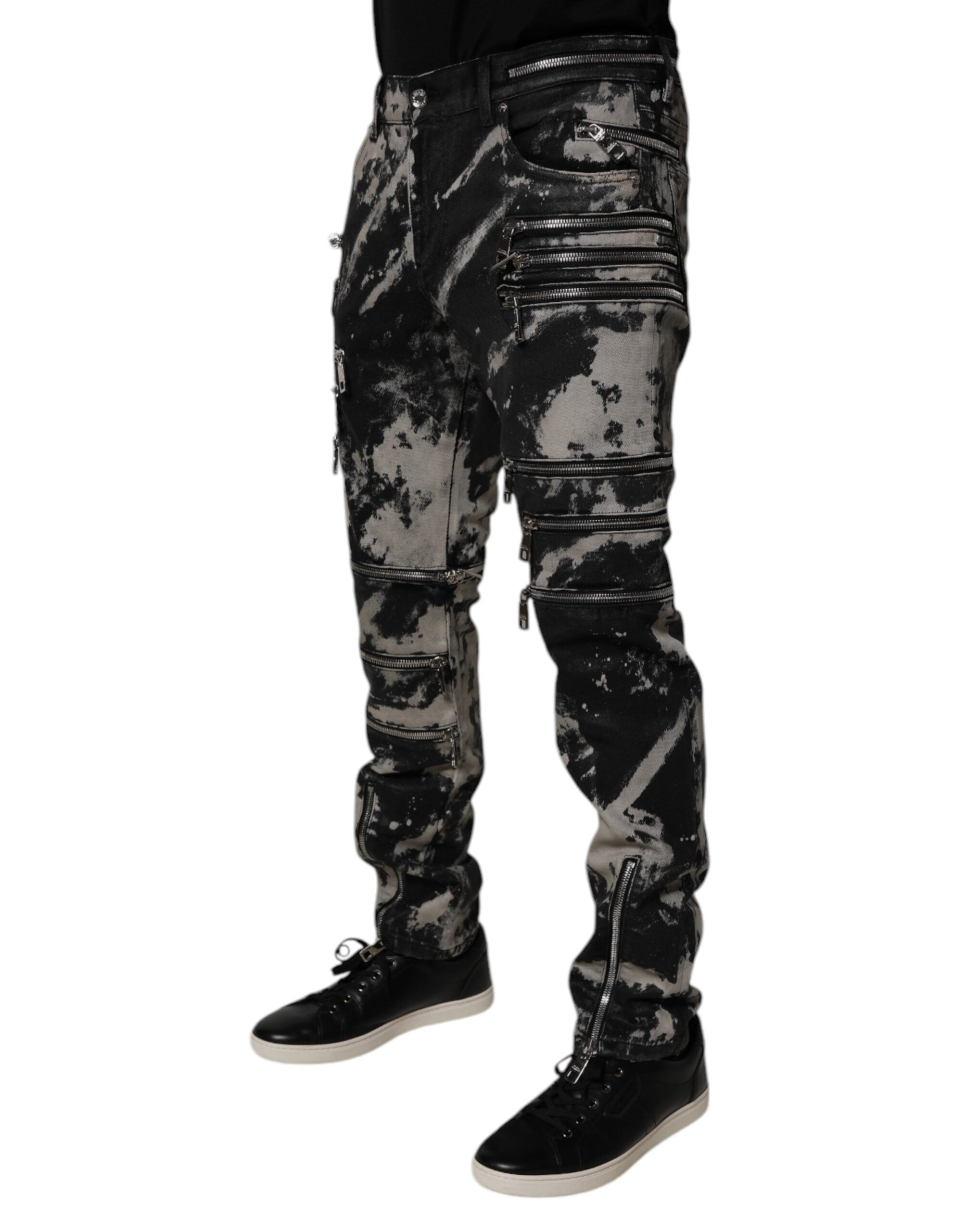 Dolce & Gabbana 100% Cotton jeans in black — view 3