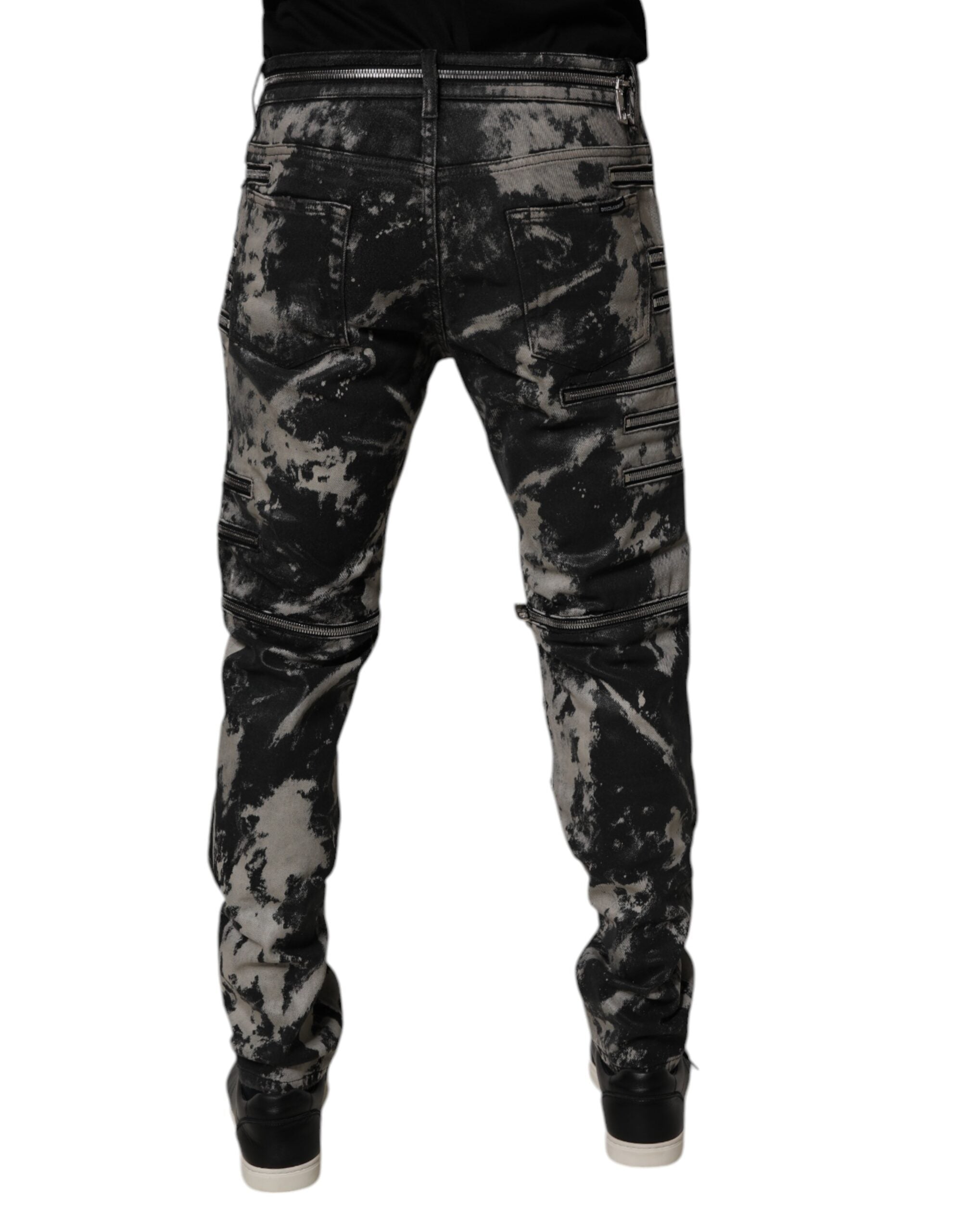 Dolce & Gabbana 100% Cotton jeans in black — view 4