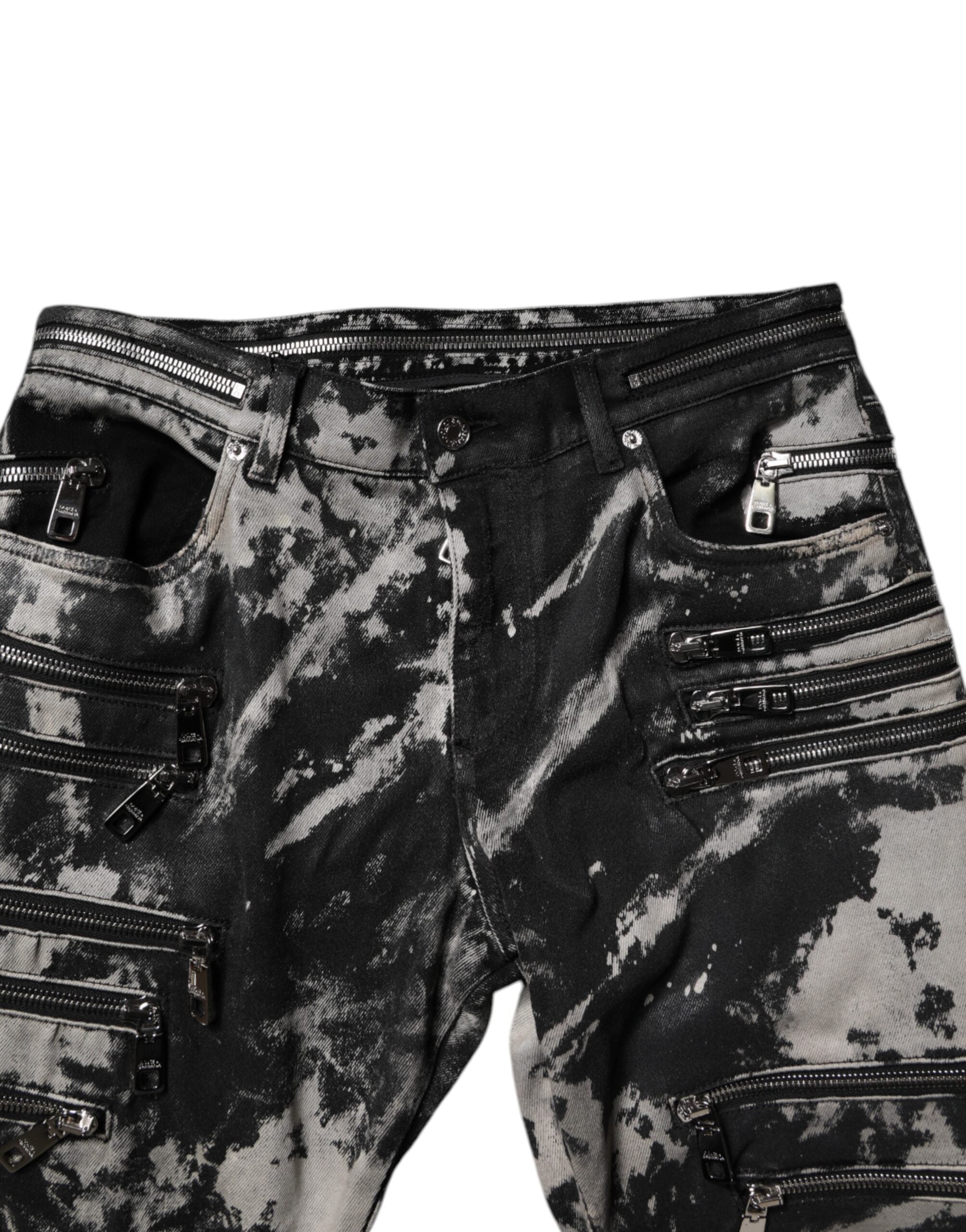Dolce & Gabbana 100% Cotton jeans in black — view 5