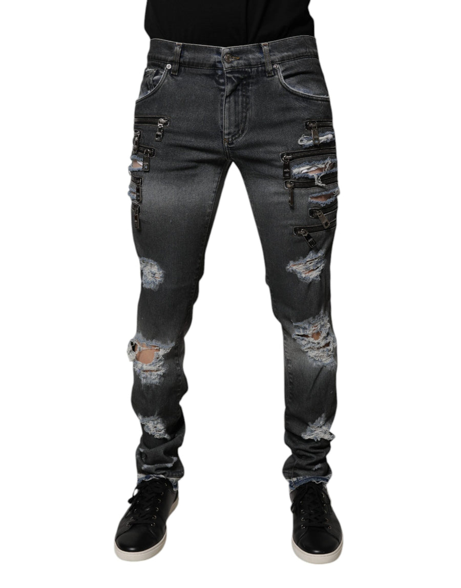 Dolce & Gabbana 100% Cotton jeans in gray