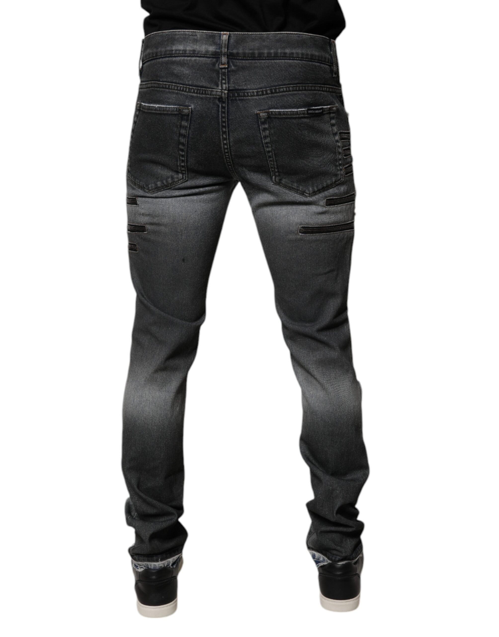 Dolce & Gabbana 100% Cotton jeans in gray — view 4