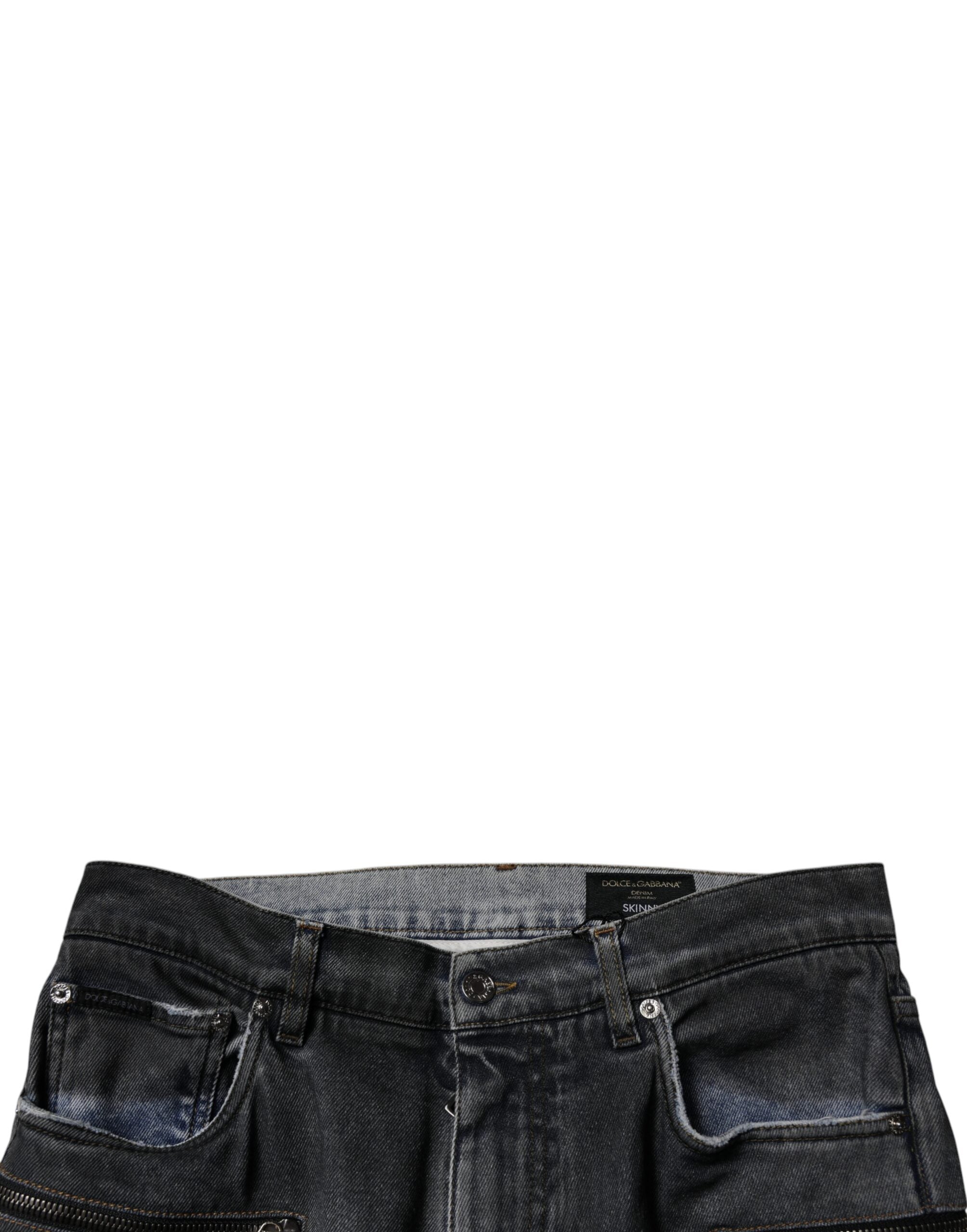Dolce & Gabbana 100% Cotton jeans in gray — view 5