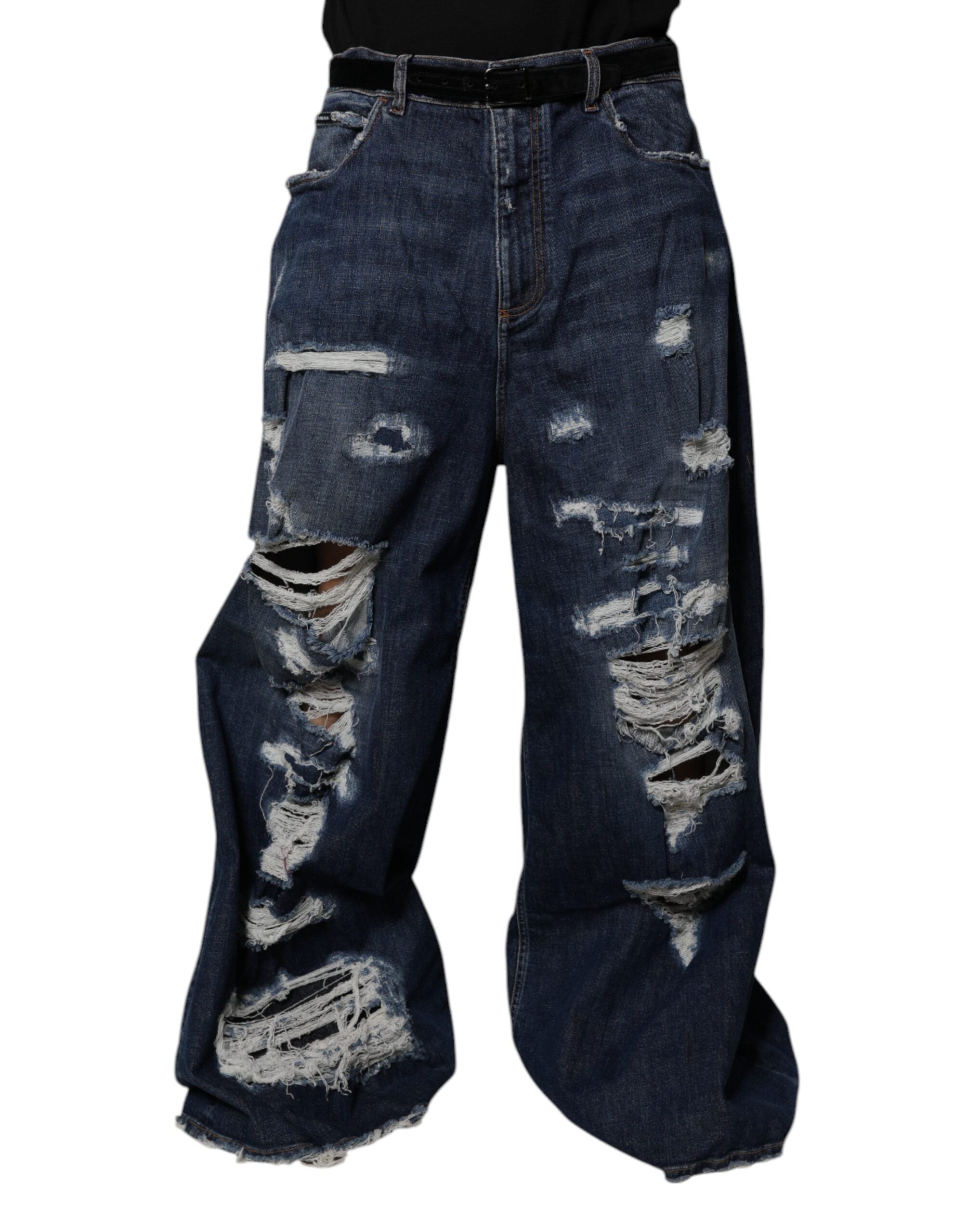 Dolce & Gabbana 98% Cotton jeans in navy