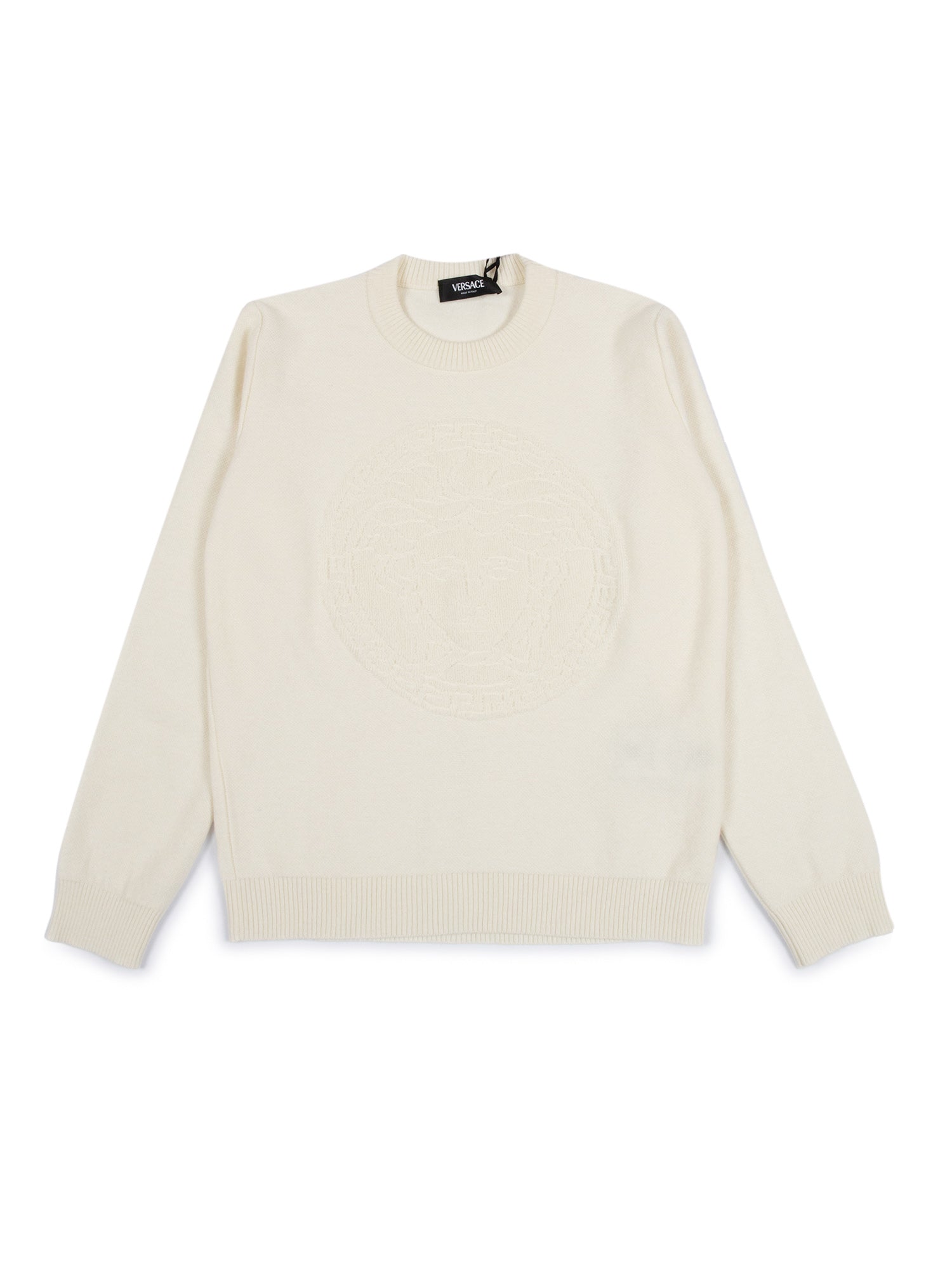 Knitwear White Cashmere Viscose Wool Nylon Crewneck