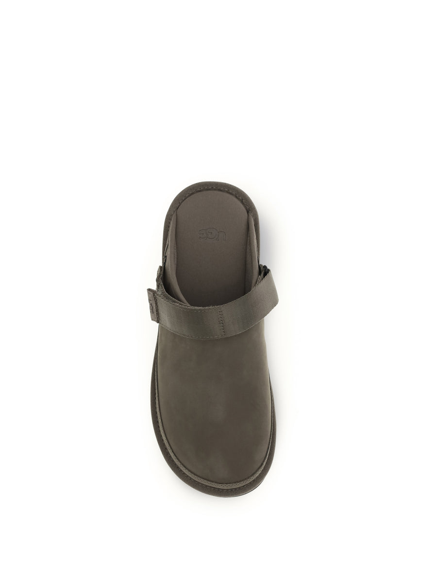 Nubuck Mules Goldencoast Ii Dried Oregano Sandal