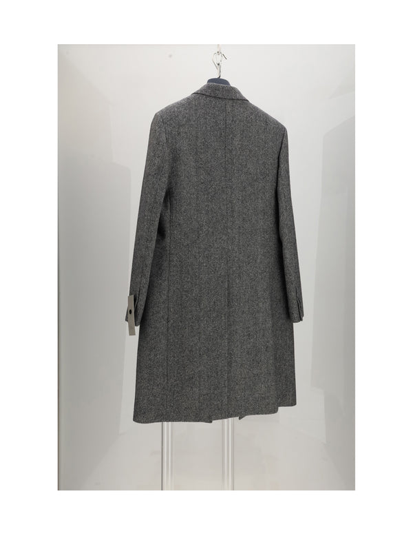 Coat Wool Grey Fleece