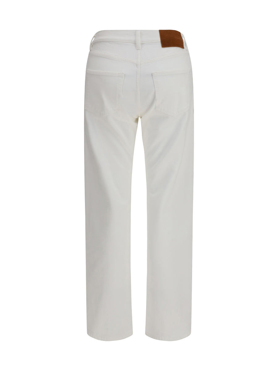 Jeans Victoria White Cotton
