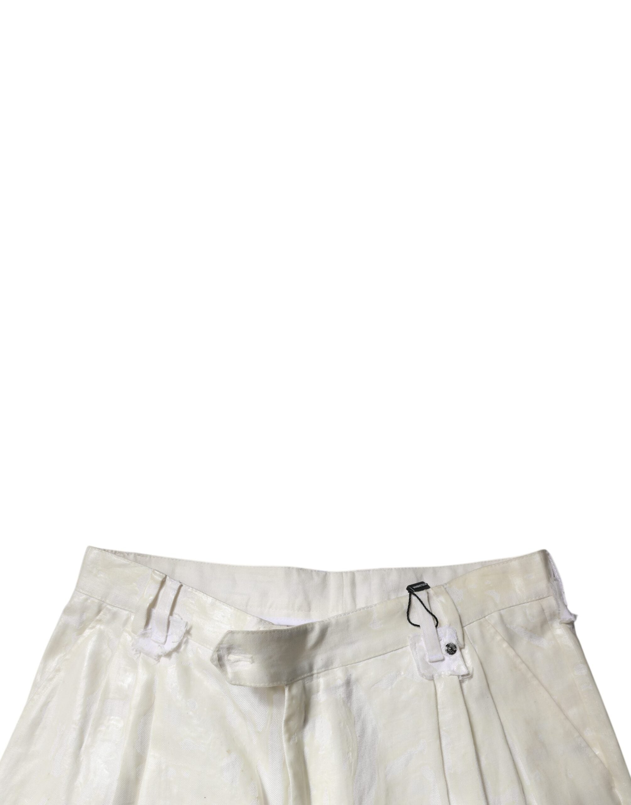 Dolce & Gabbana 100% Linen trousers in white — view 5
