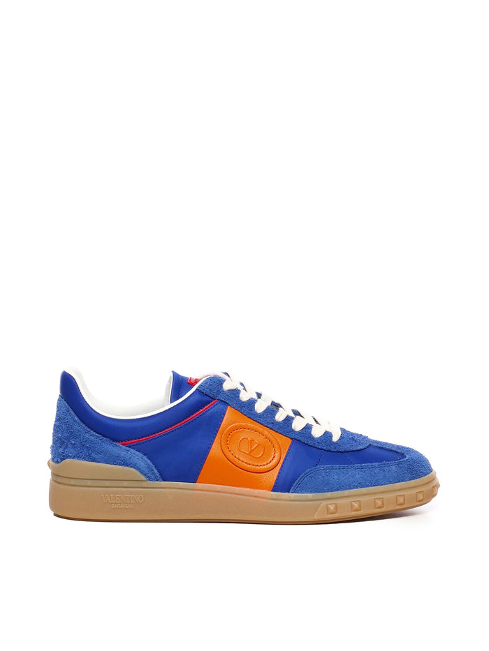 Valentino Garavani Sneakers Blue, Orange Calfskin