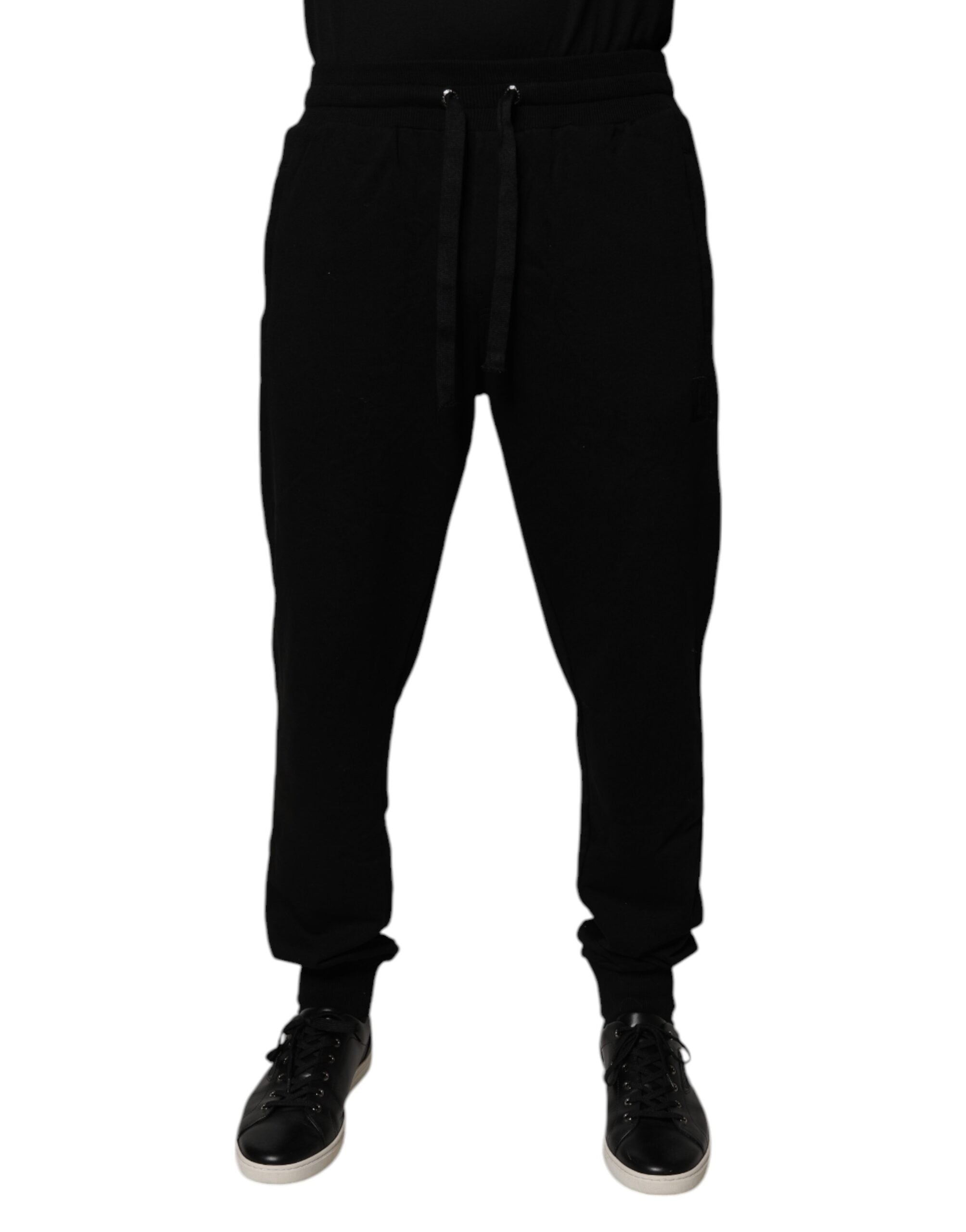 Dolce & Gabbana 100% Cotton joggers in black — view 2
