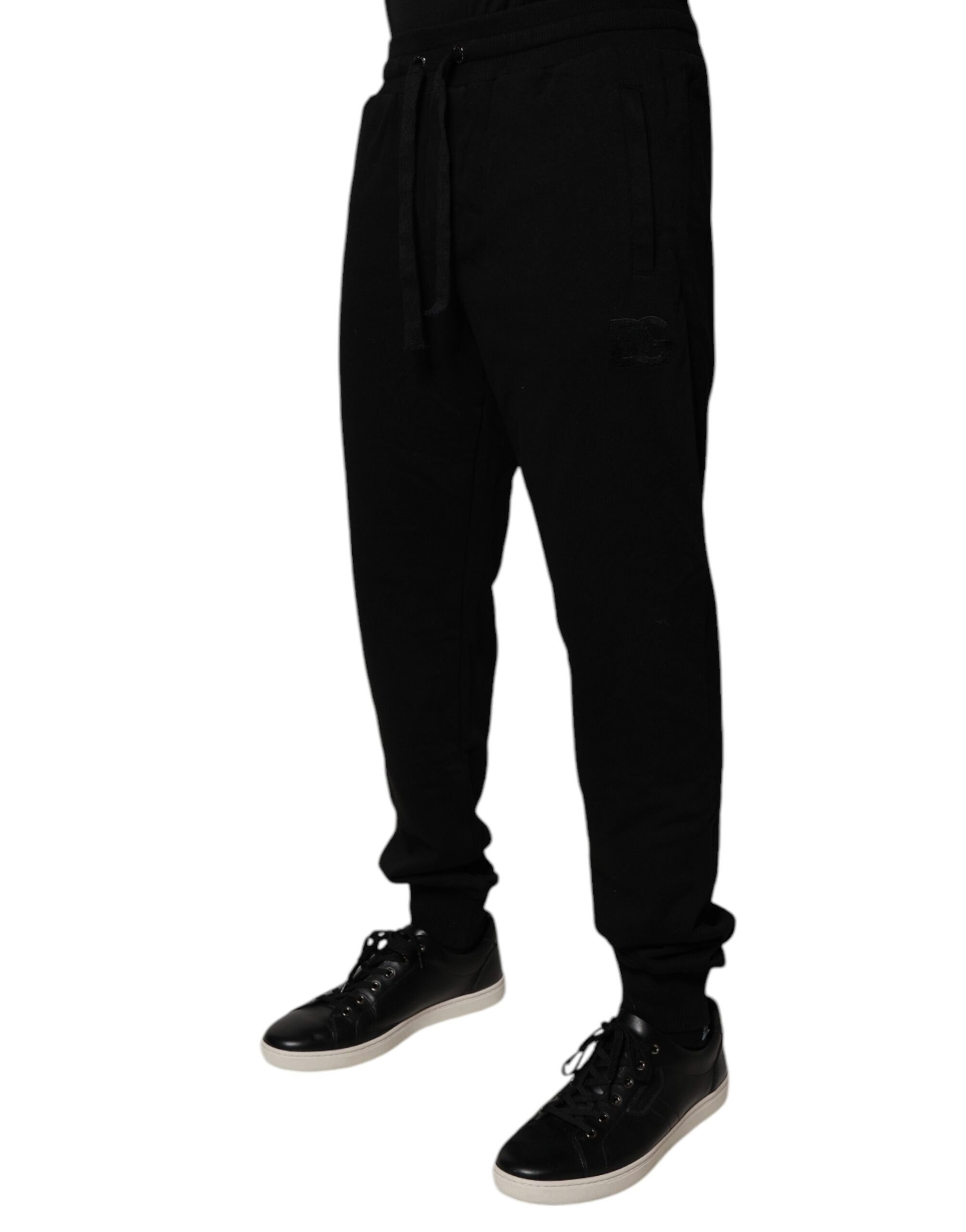 Dolce & Gabbana 100% Cotton joggers in black — view 3