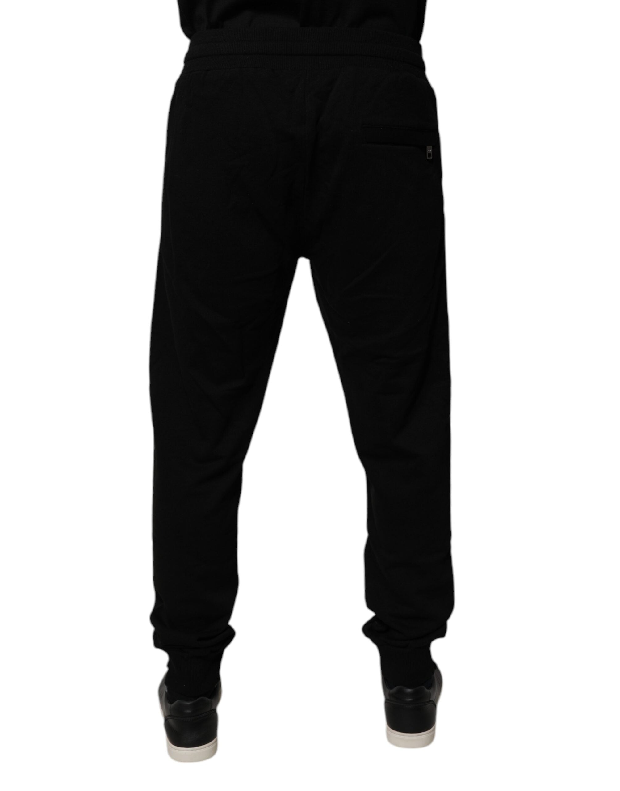 Dolce & Gabbana 100% Cotton joggers in black — view 4