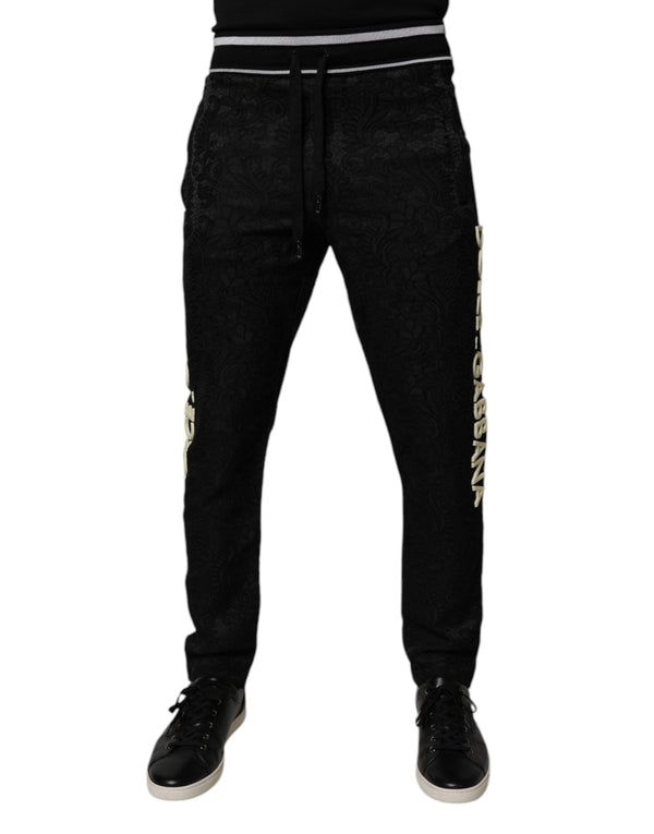 Dolce & Gabbana 57% Acetate 40% Polyester 3% Nylon joggers in black