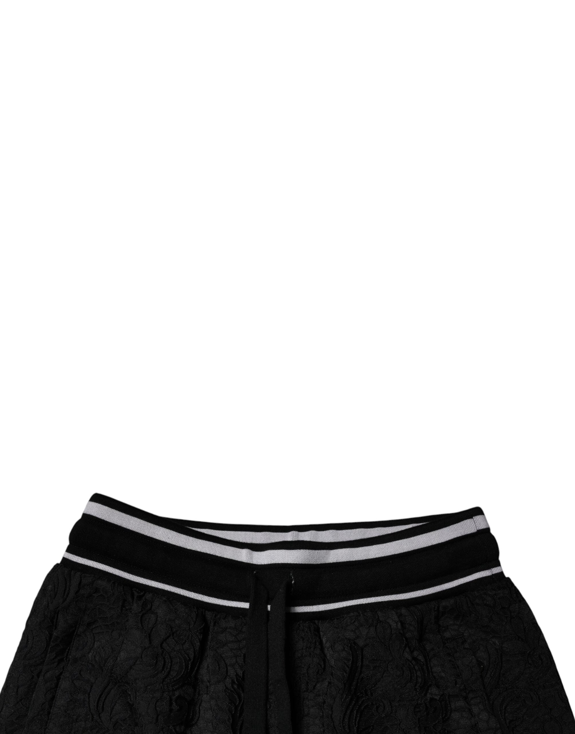 Dolce & Gabbana 57% Acetate 40% Polyester 3% Nylon joggers in black — view 5