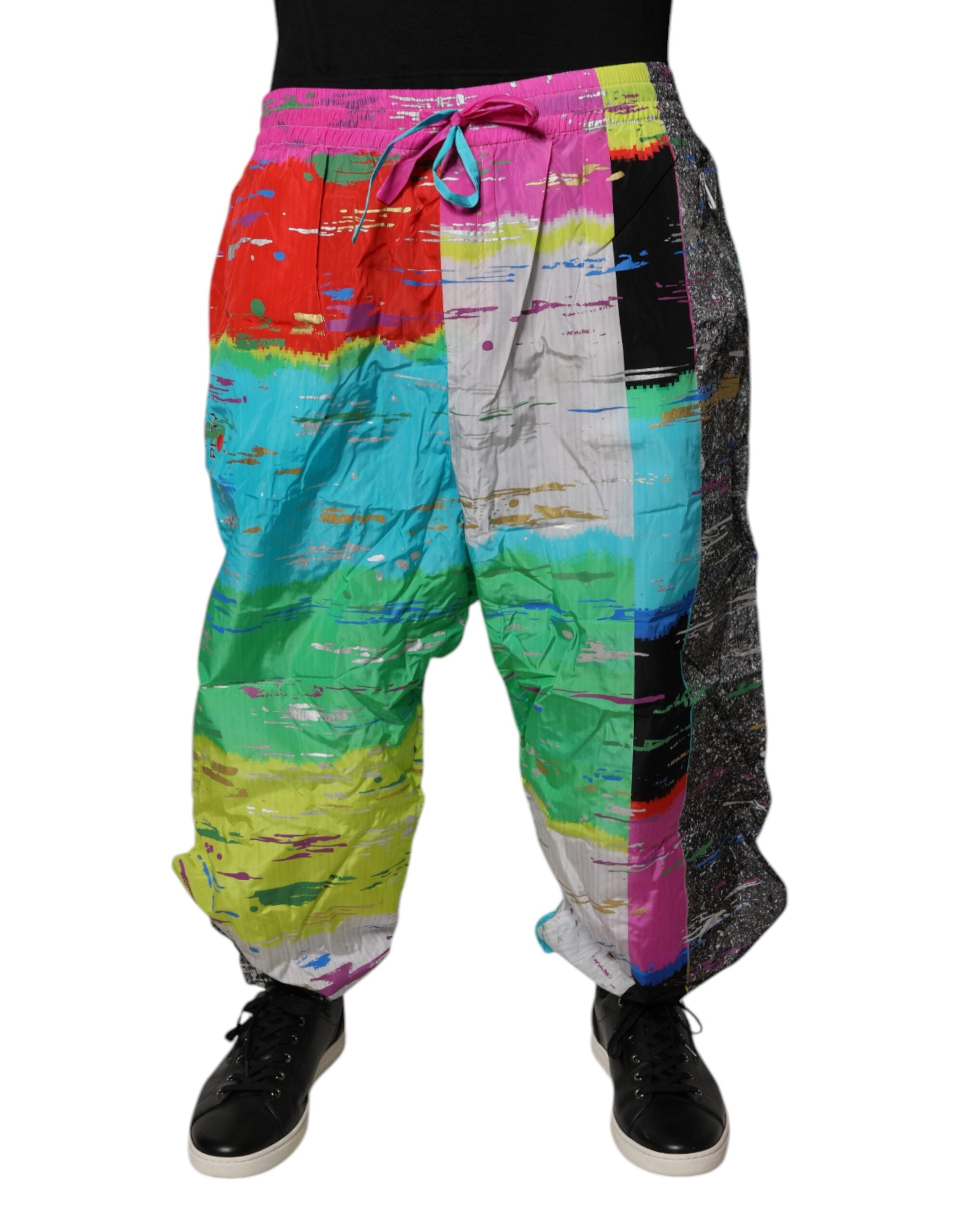 Dolce & Gabbana 100% Nylon joggers in multicolor