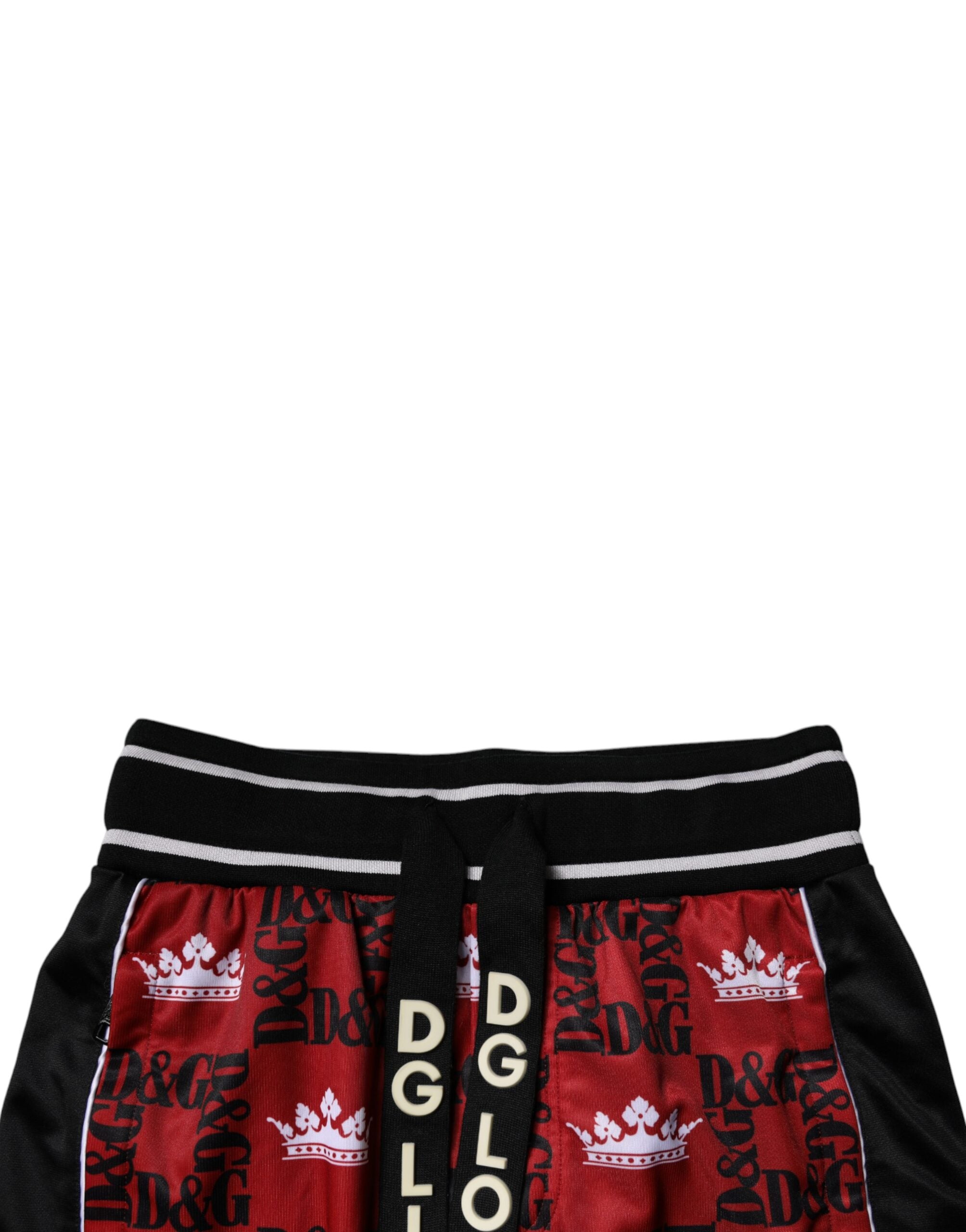 Dolce & Gabbana 100% Polyester joggers in red — view 5
