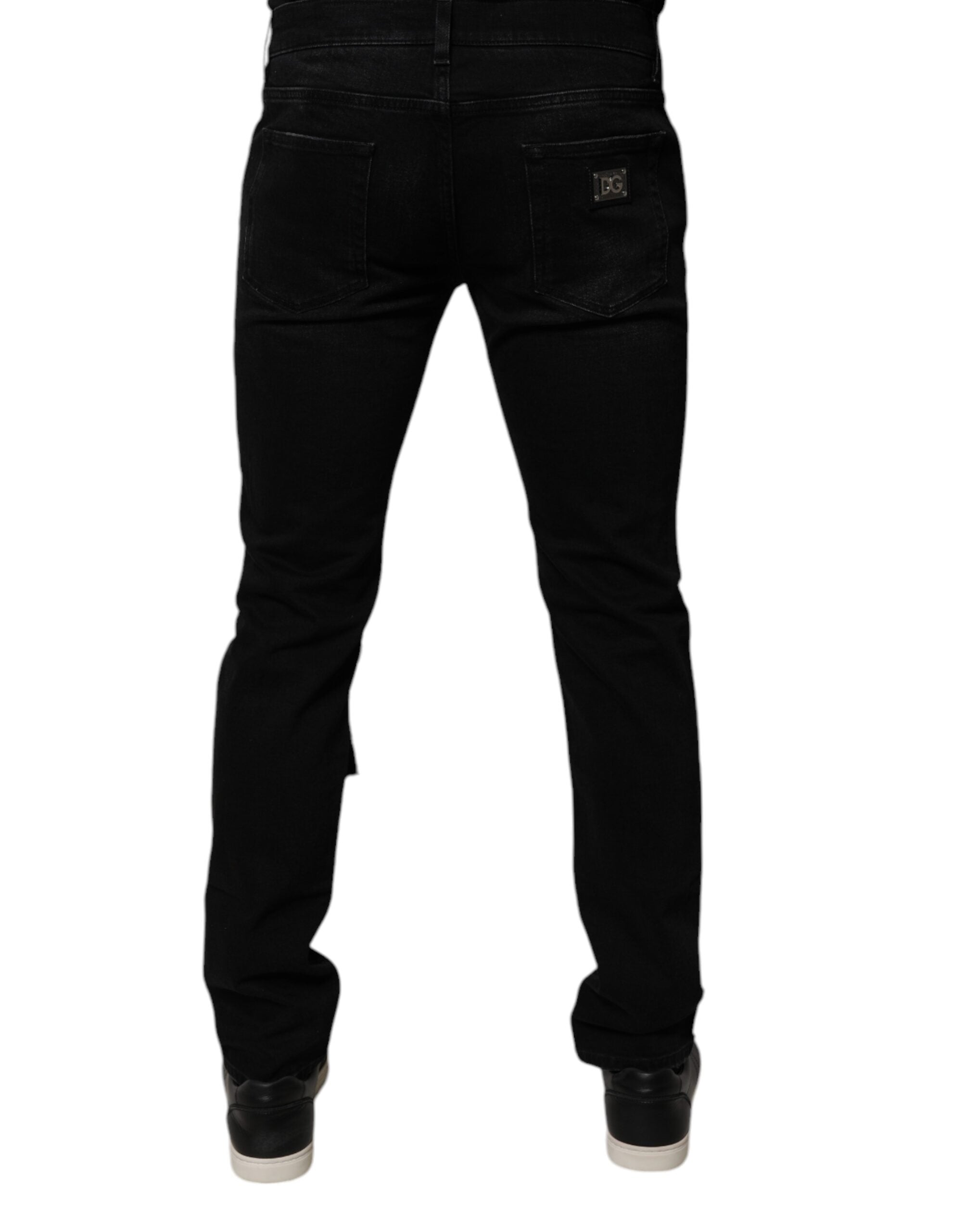 Dolce & Gabbana 98% Cotton 2% Elastane jeans in black — view 4
