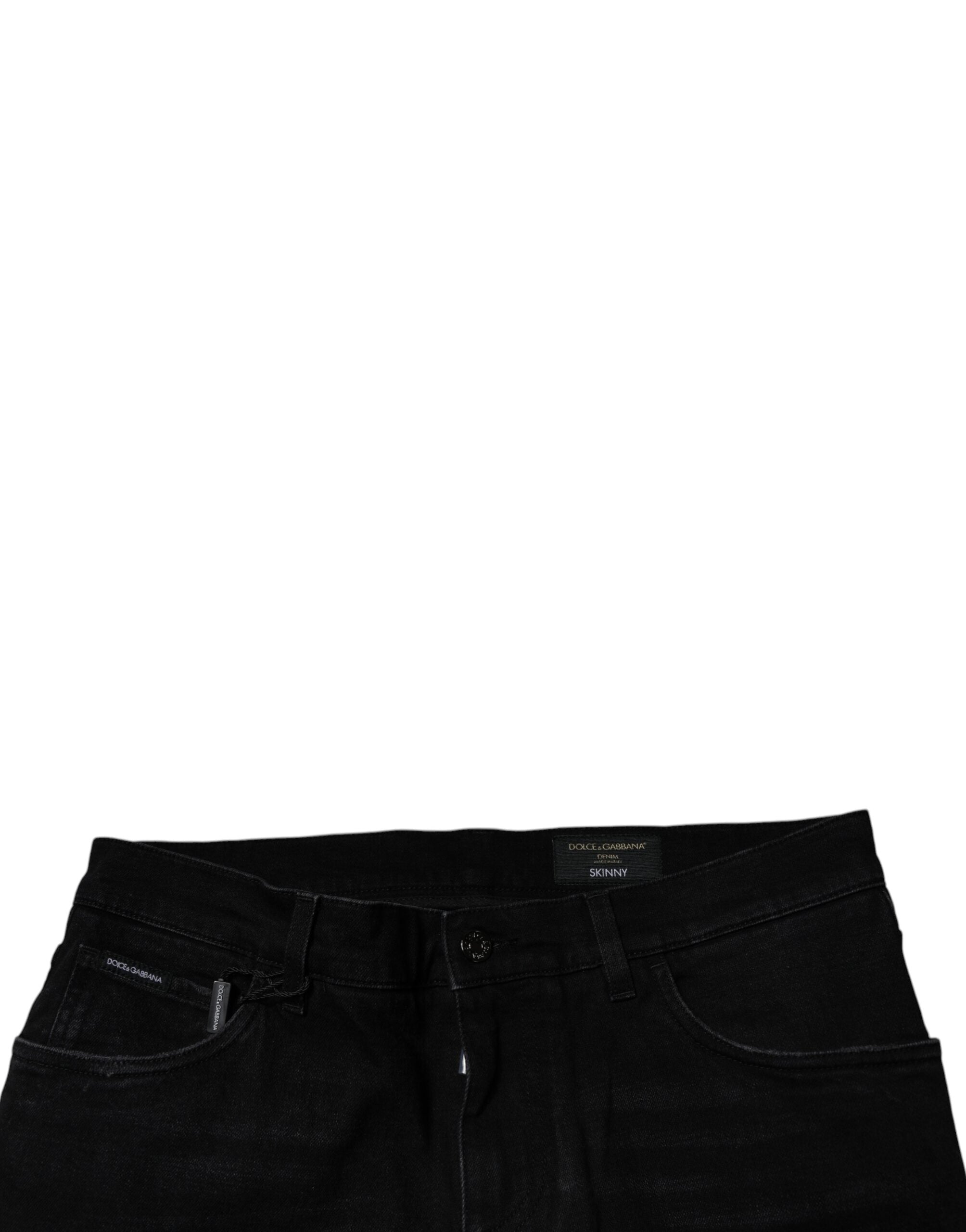 Dolce & Gabbana 98% Cotton 2% Elastane jeans in black — view 5