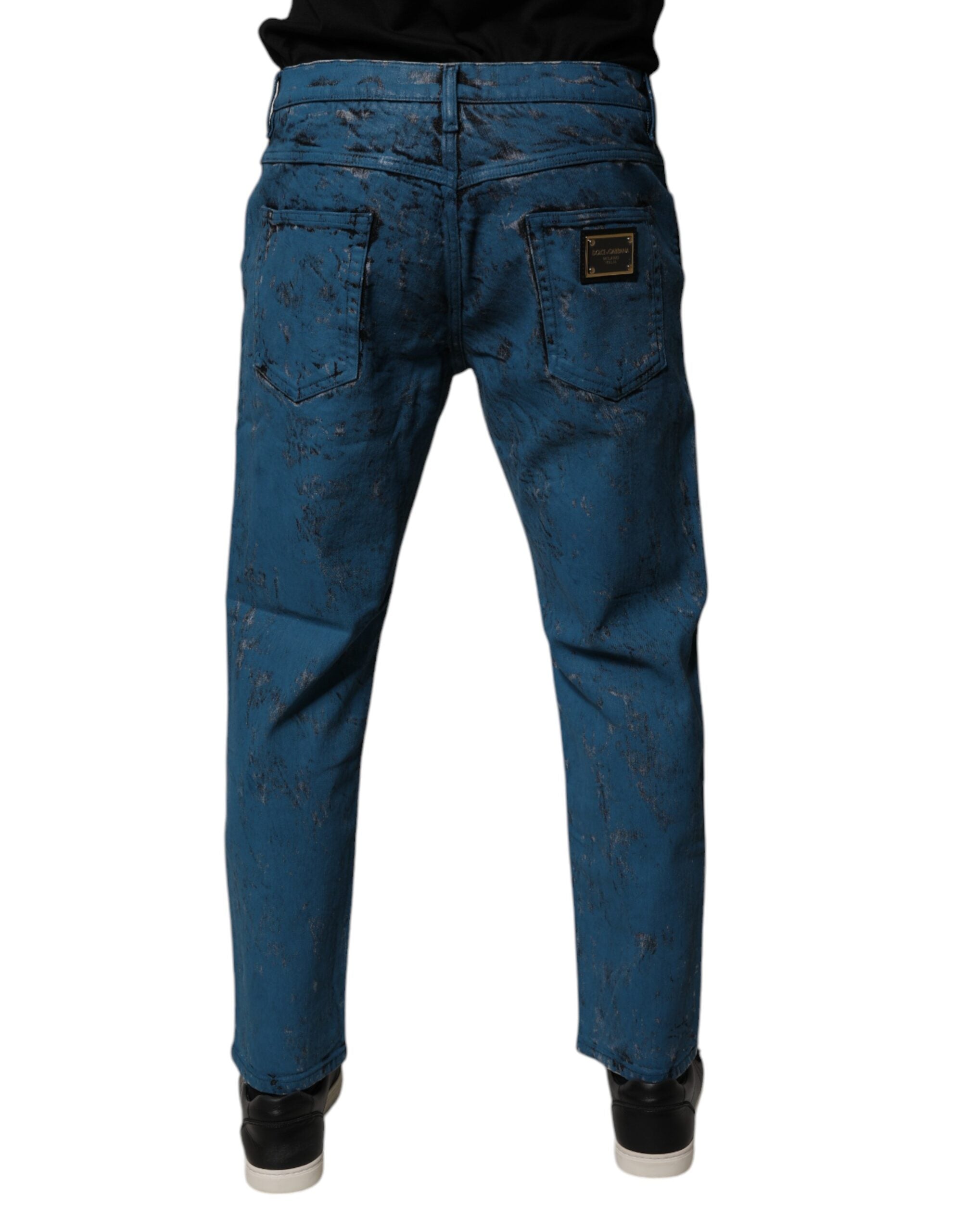 Dolce & Gabbana 98% Cotton jeans in blue — view 4