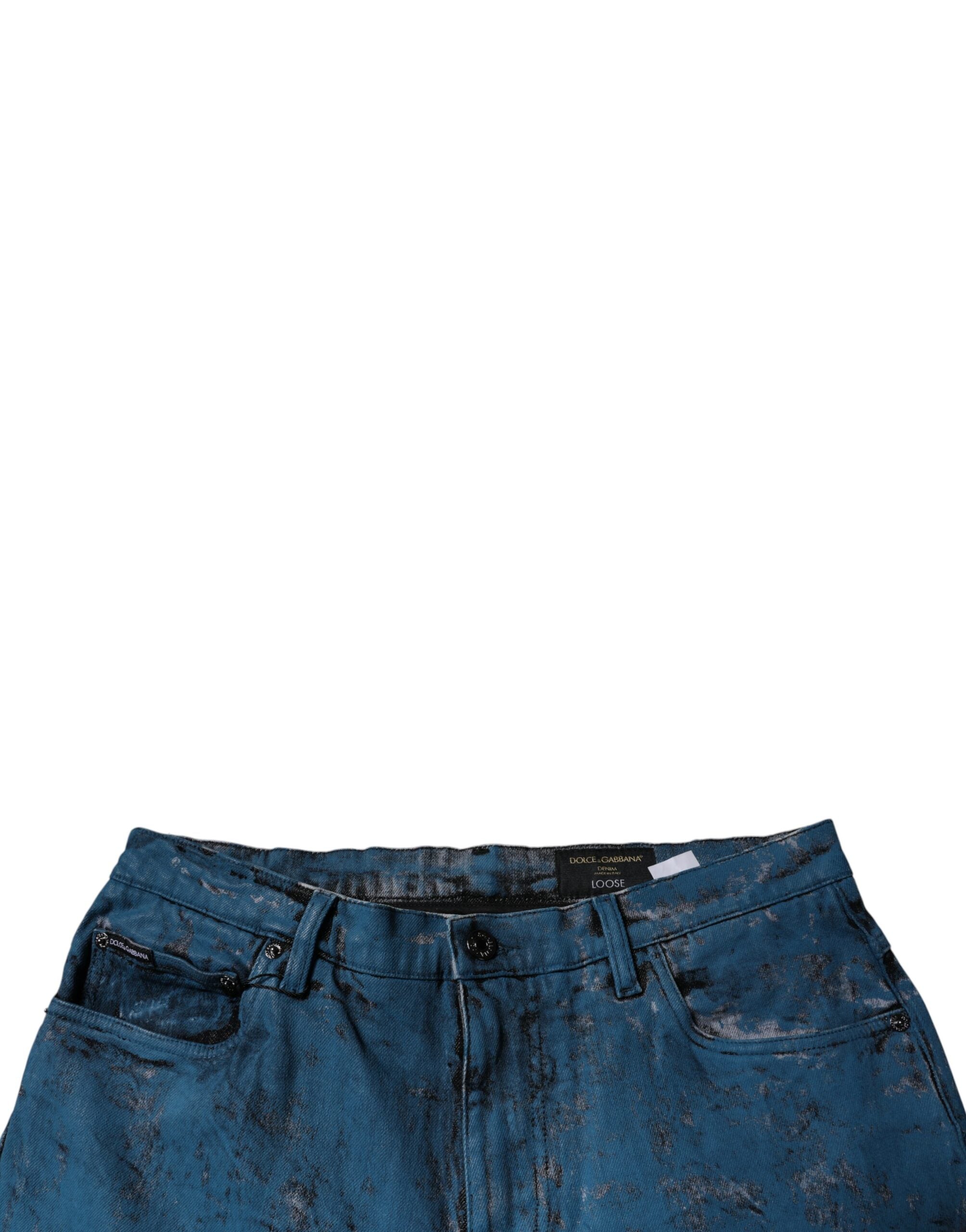 Dolce & Gabbana 98% Cotton jeans in blue — view 5