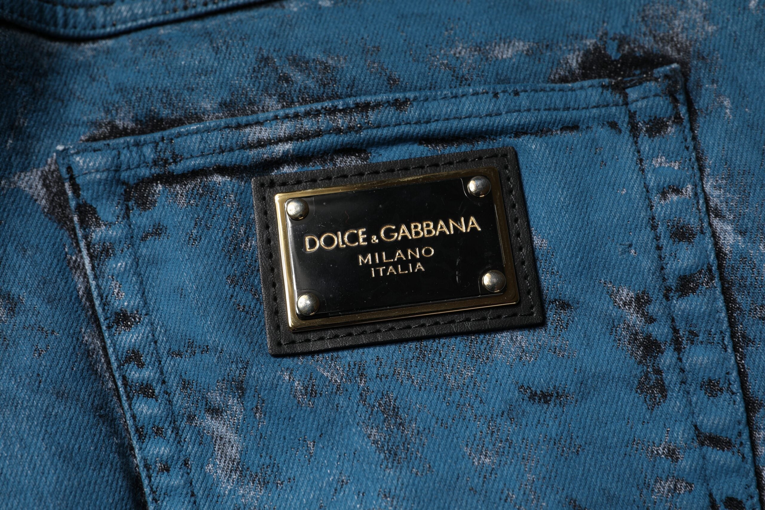 Dolce & Gabbana 98% Cotton jeans in blue — view 6