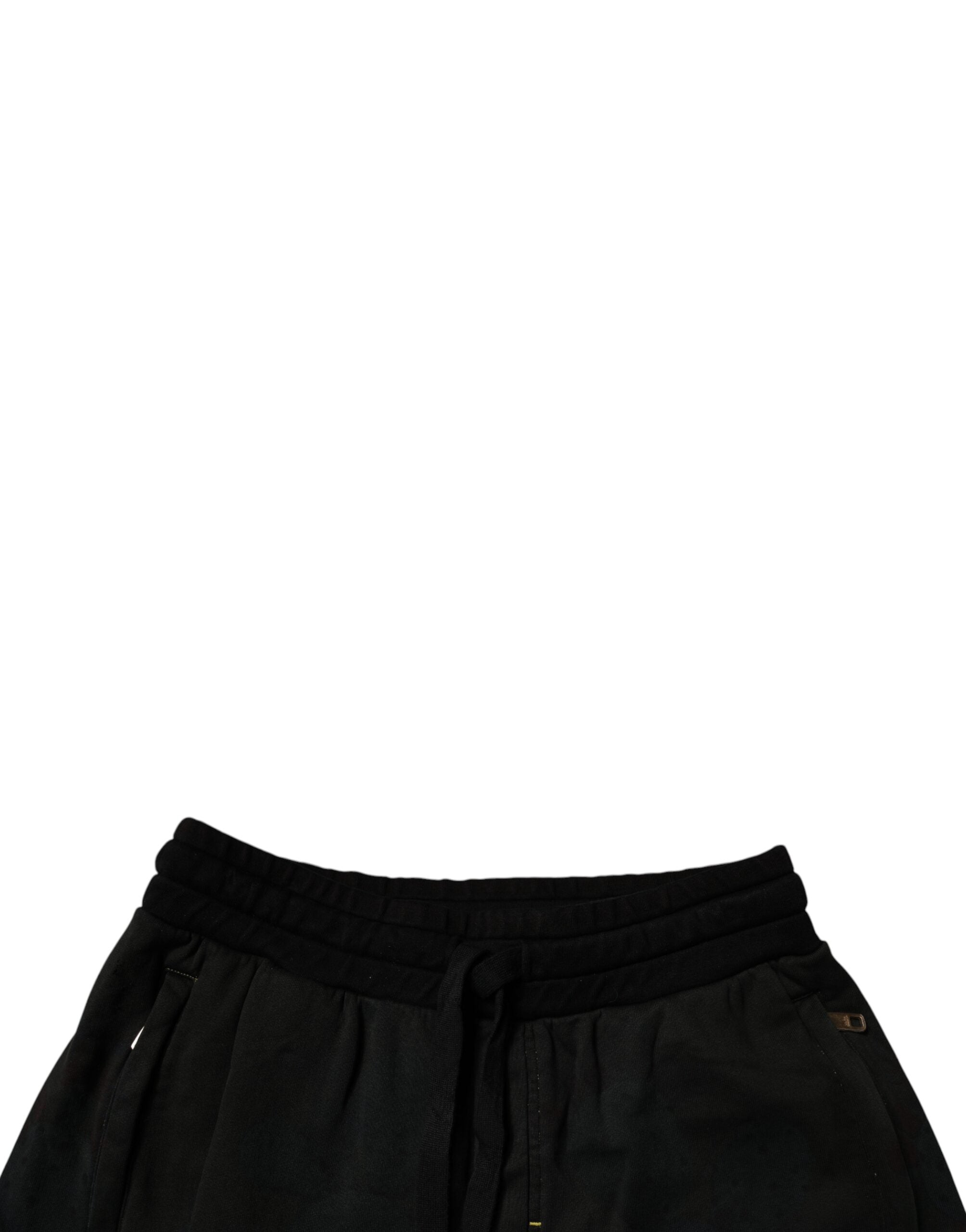 Dolce & Gabbana 100% Cotton bermuda shorts in black — view 5