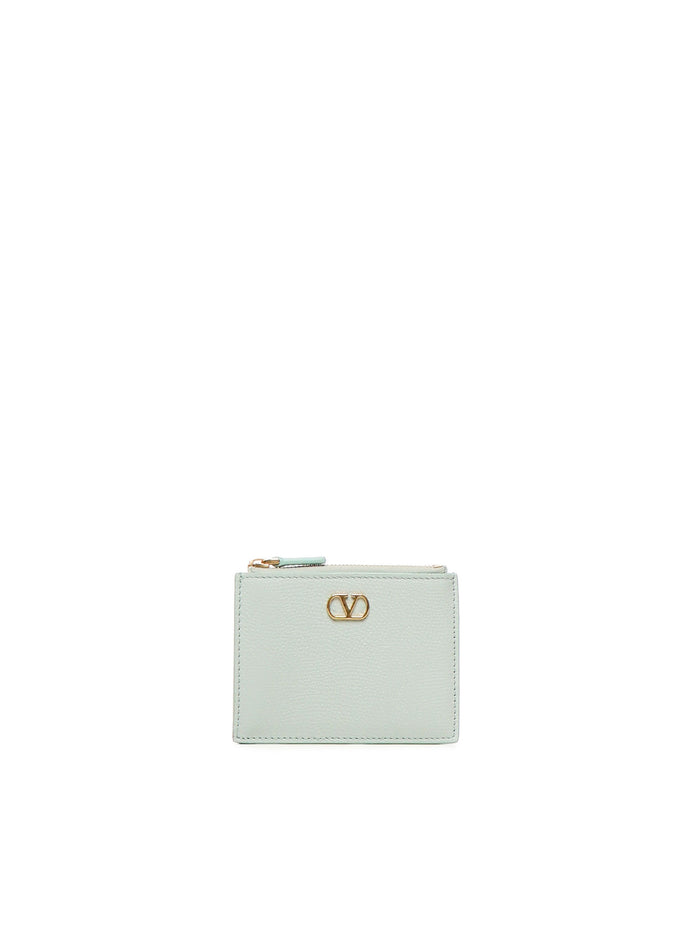 Valentino Garavani Wallets Sky Grey Calfskin