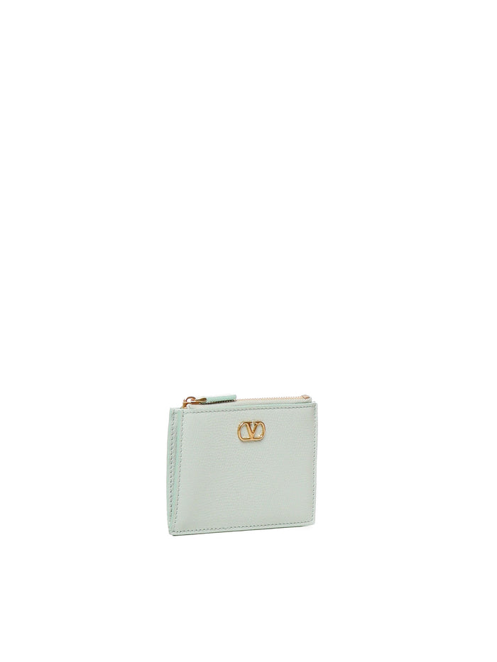 Valentino Garavani Wallets Sky Grey Calfskin