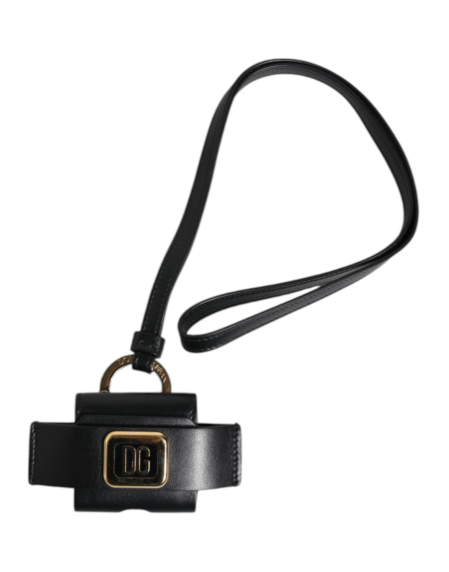 Dolce & Gabbana 100% Leather key case in black