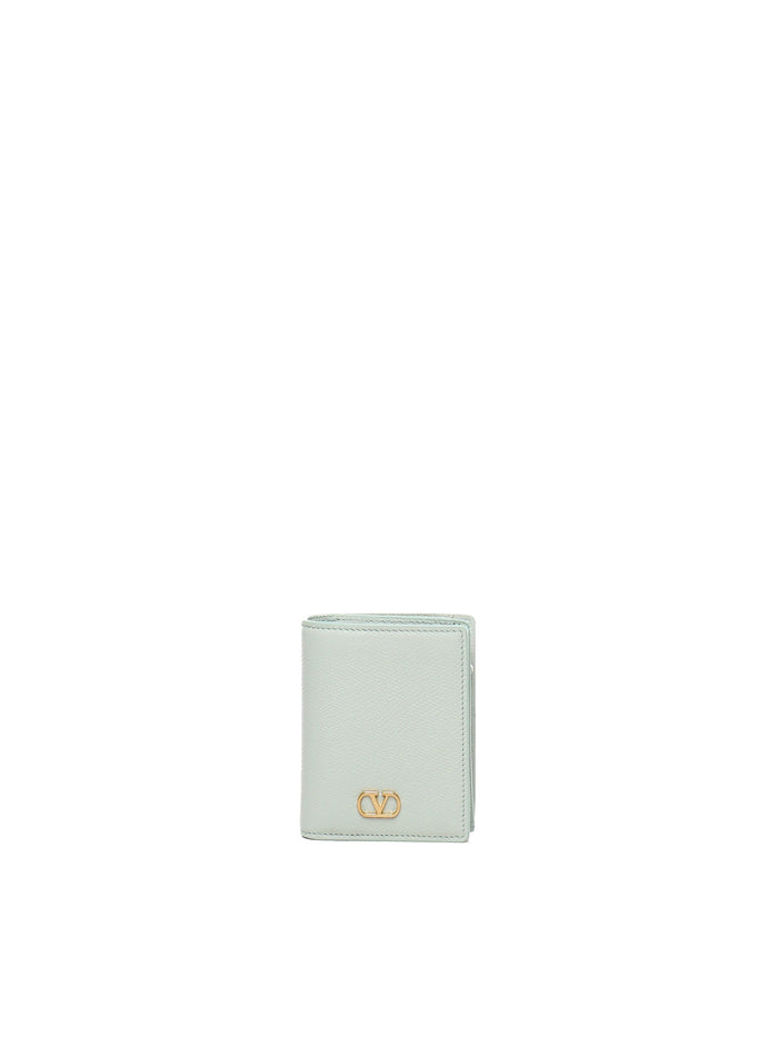 Valentino Garavani Wallets Sky Grey Calfskin