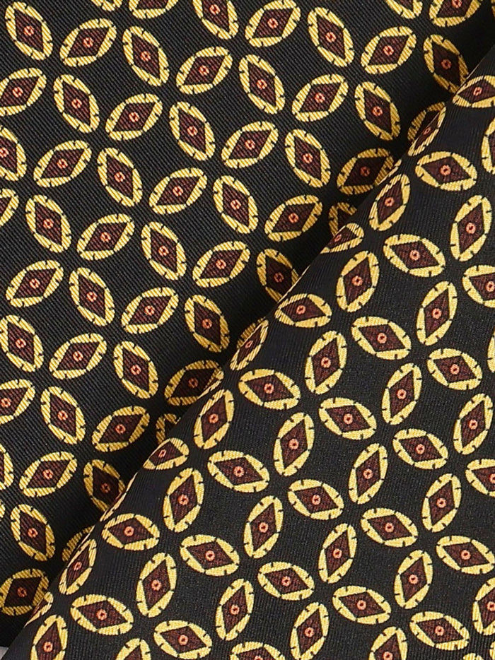 Valentino Garavani Scarfs Black, Yellow Silk