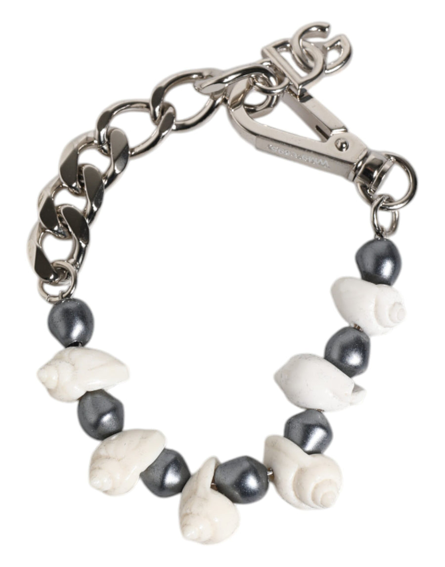 Dolce & Gabbana Silver-tone metal bracelet in silver