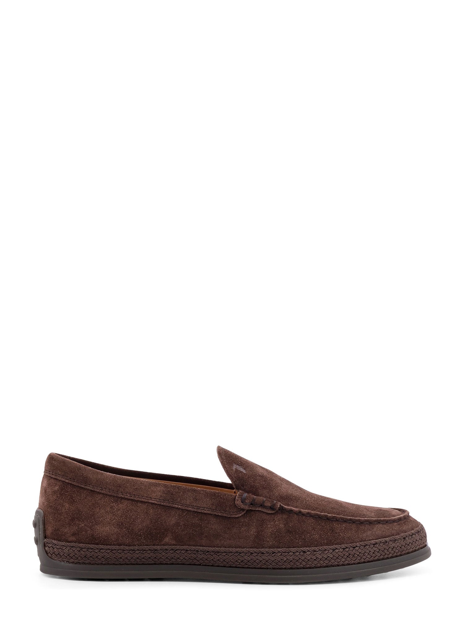 Tods Flat Shoes Brown Suede