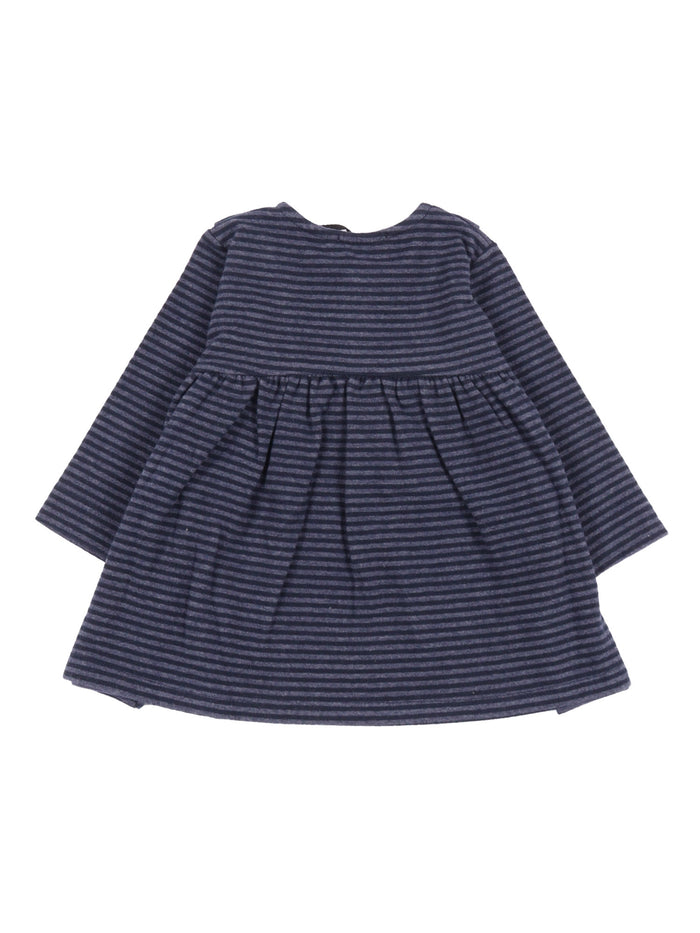 Dress Blue Cotton Acetate Elastane