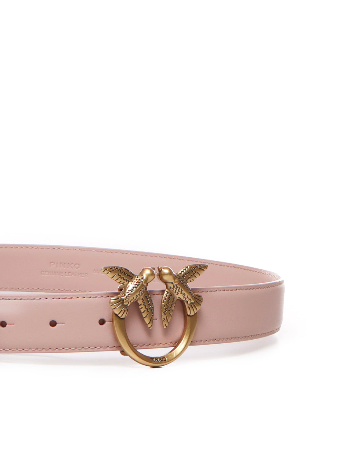 Pinko Belts Nude Calfskin