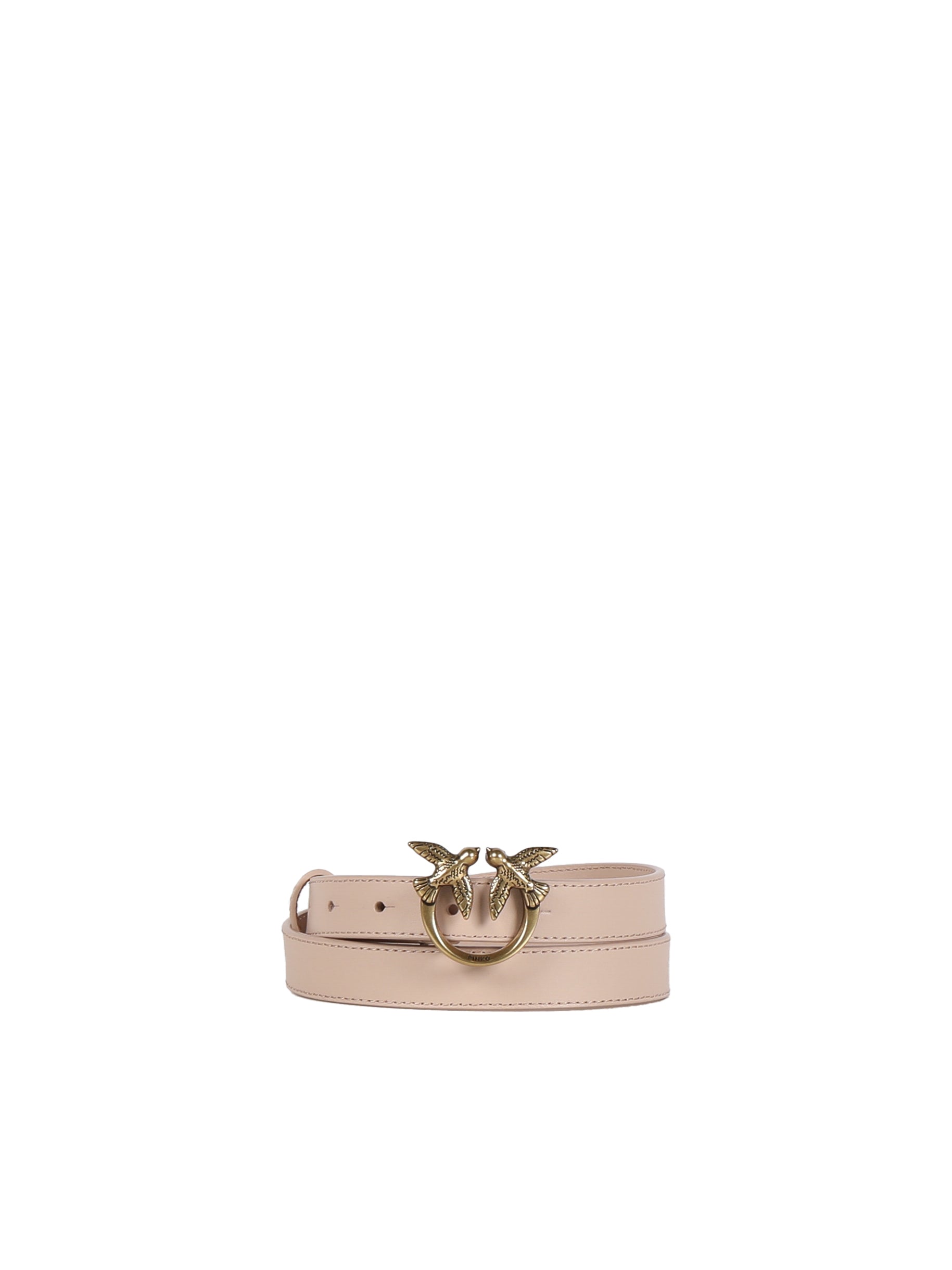 Pinko Belts Pink Leather