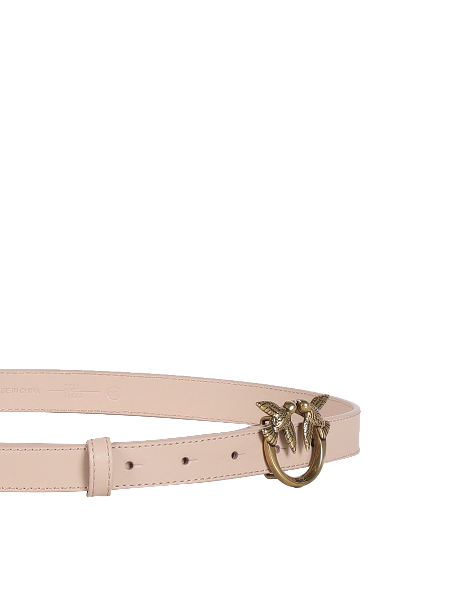 Pinko Belts Pink Leather