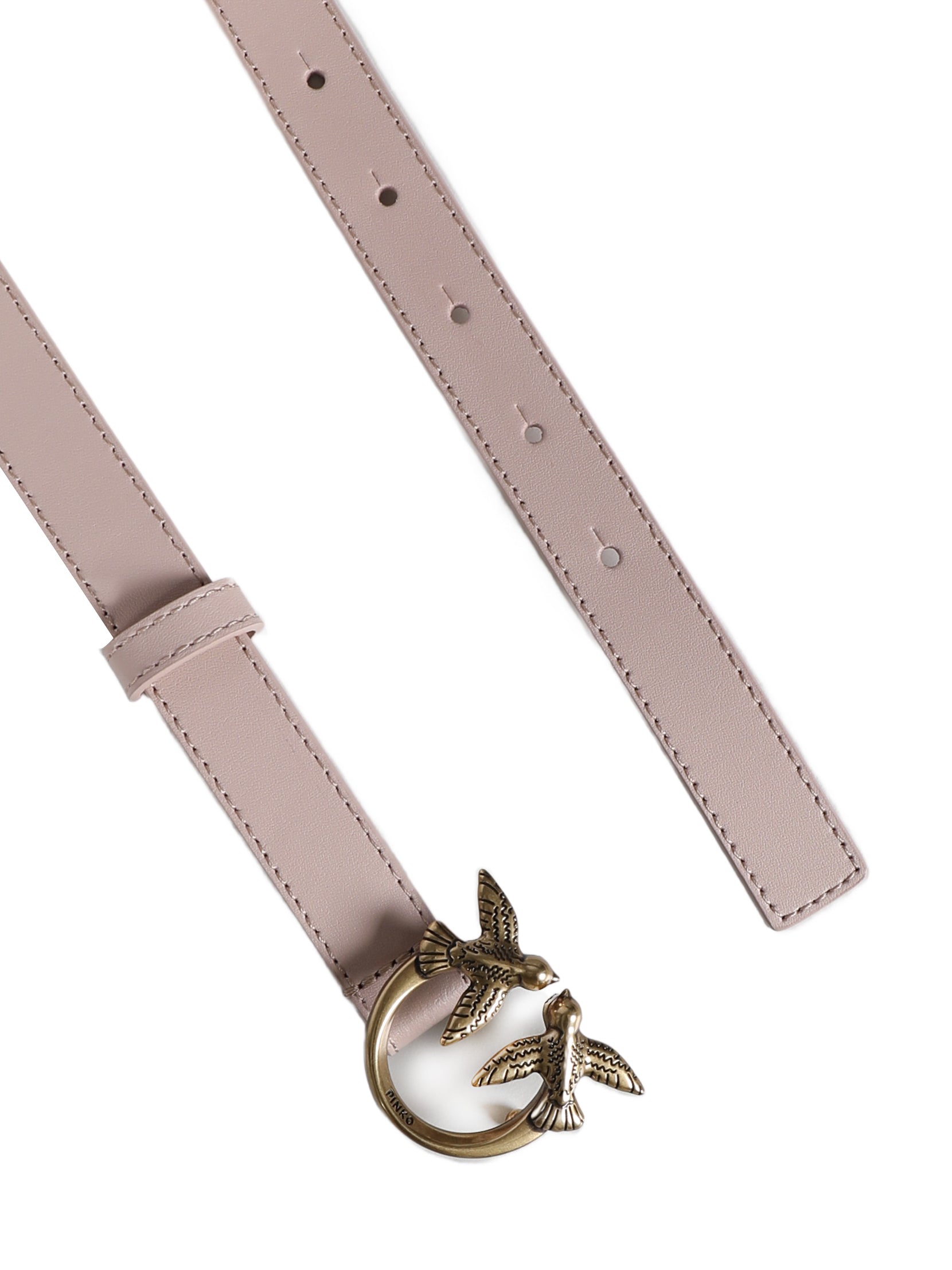 Pinko Belts Pink Leather