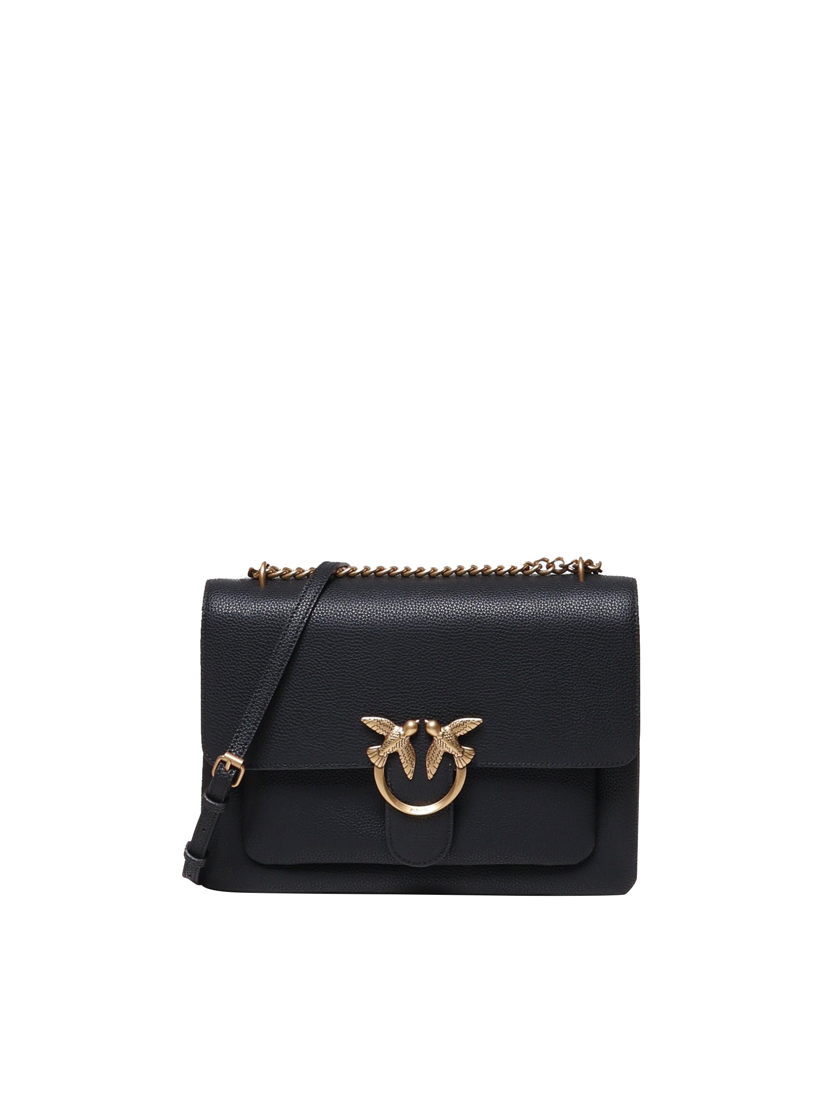 Pinko Bags Black Cowskin