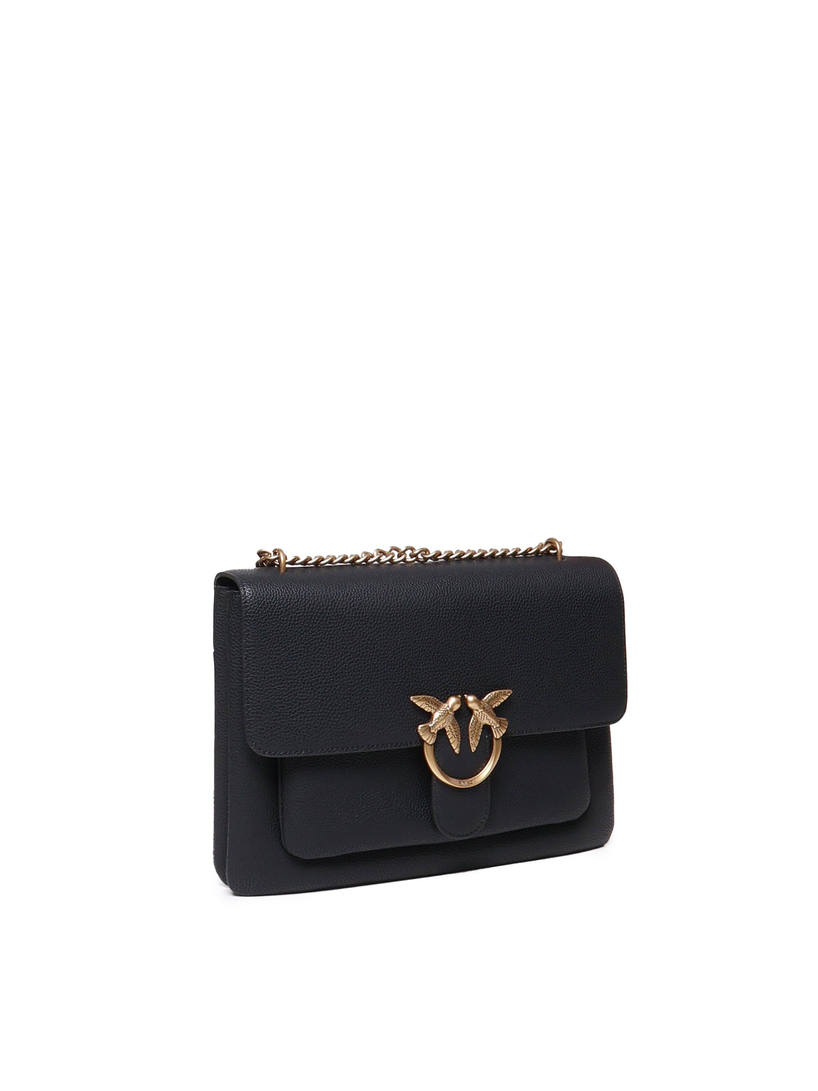 Pinko Bags Black Cowskin
