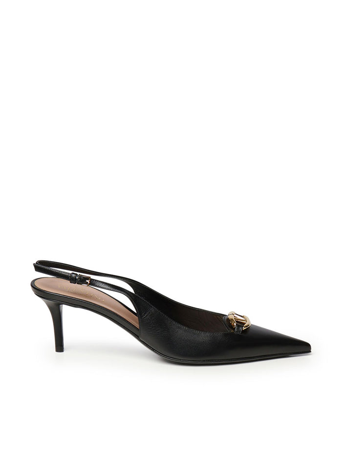 Valentino Garavani With Heel Black Calfskin