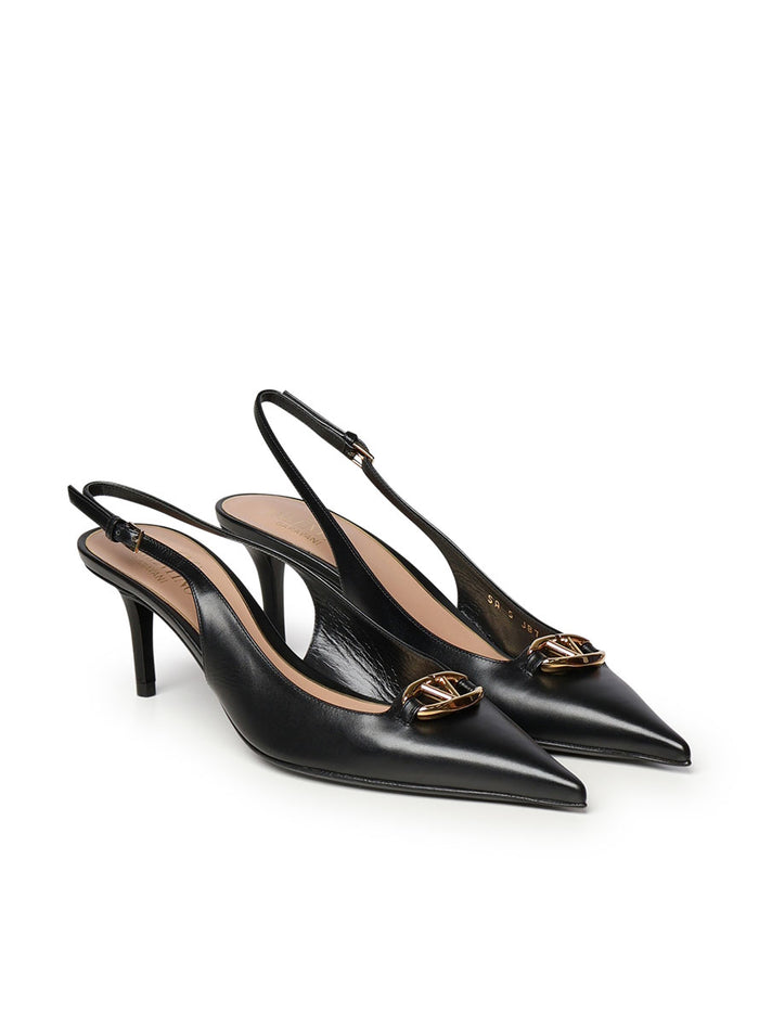 Valentino Garavani With Heel Black Calfskin