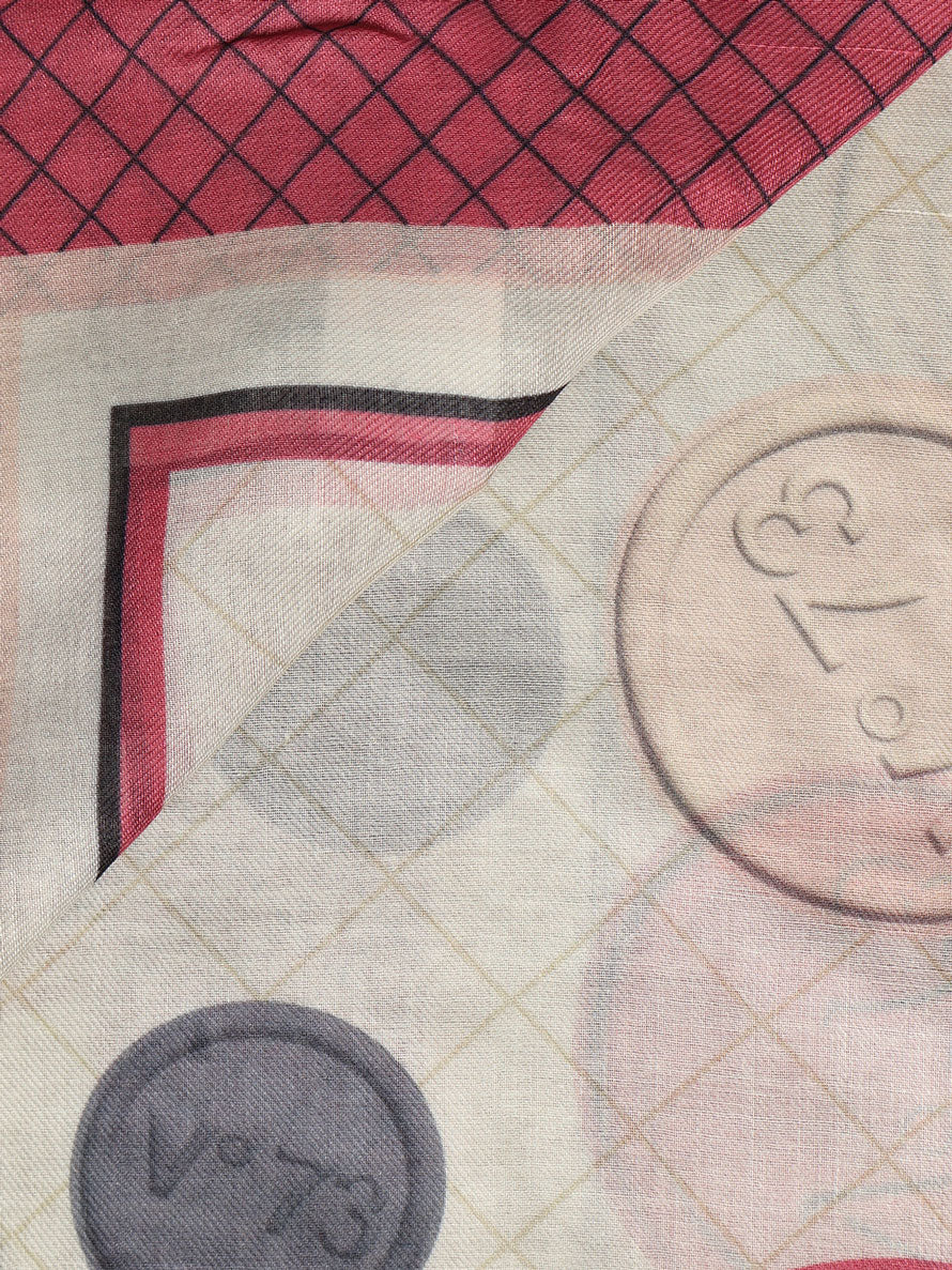 V° 73 Scarfs Beige Polyester